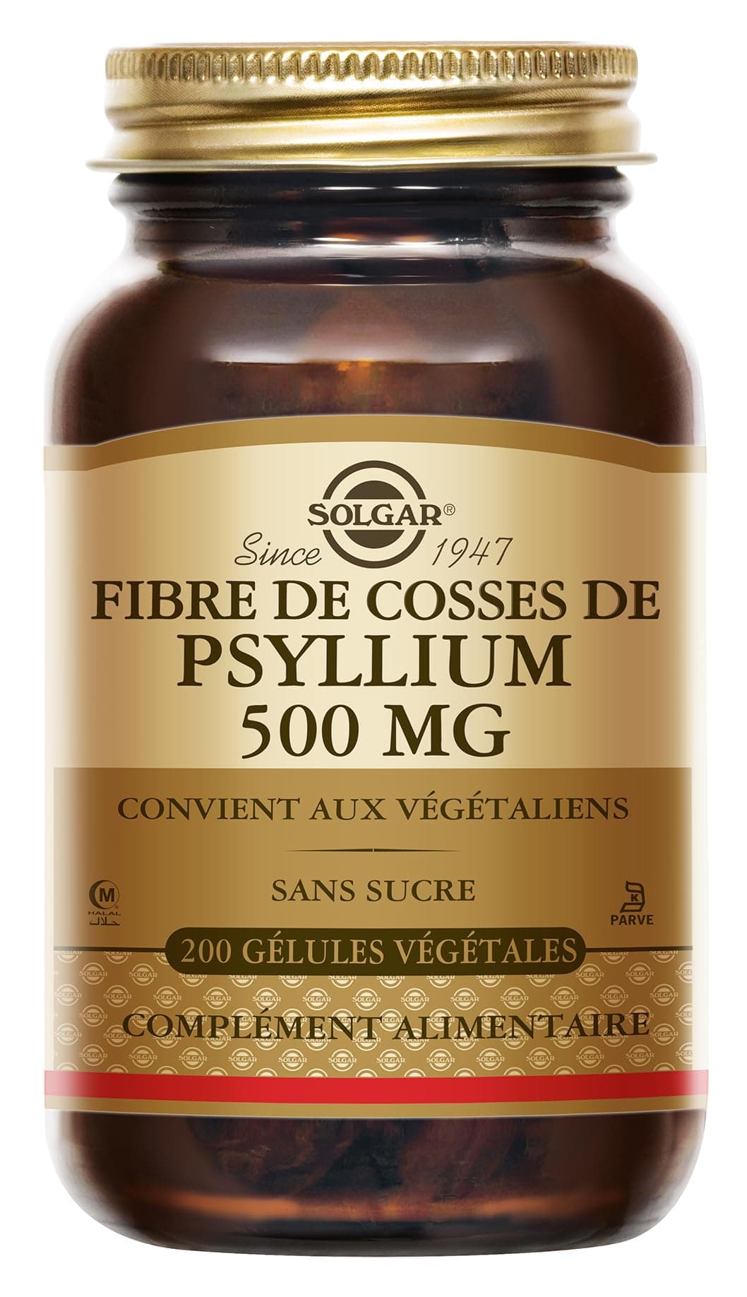 Psyllium Husks Fiber Solgar 200 VCaps