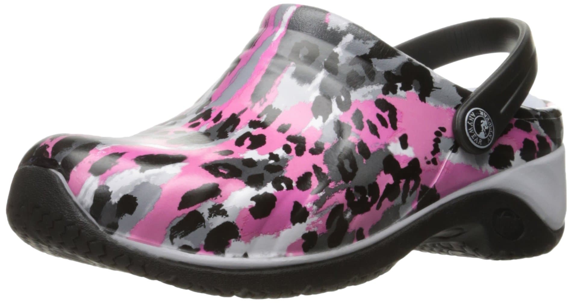 Anywear Zone Nursing Clogs for Women and Men - Lightweight Slingback Non-Slip Work Shoes with Exceptional EVA Cushioning, Ventilated Insoles