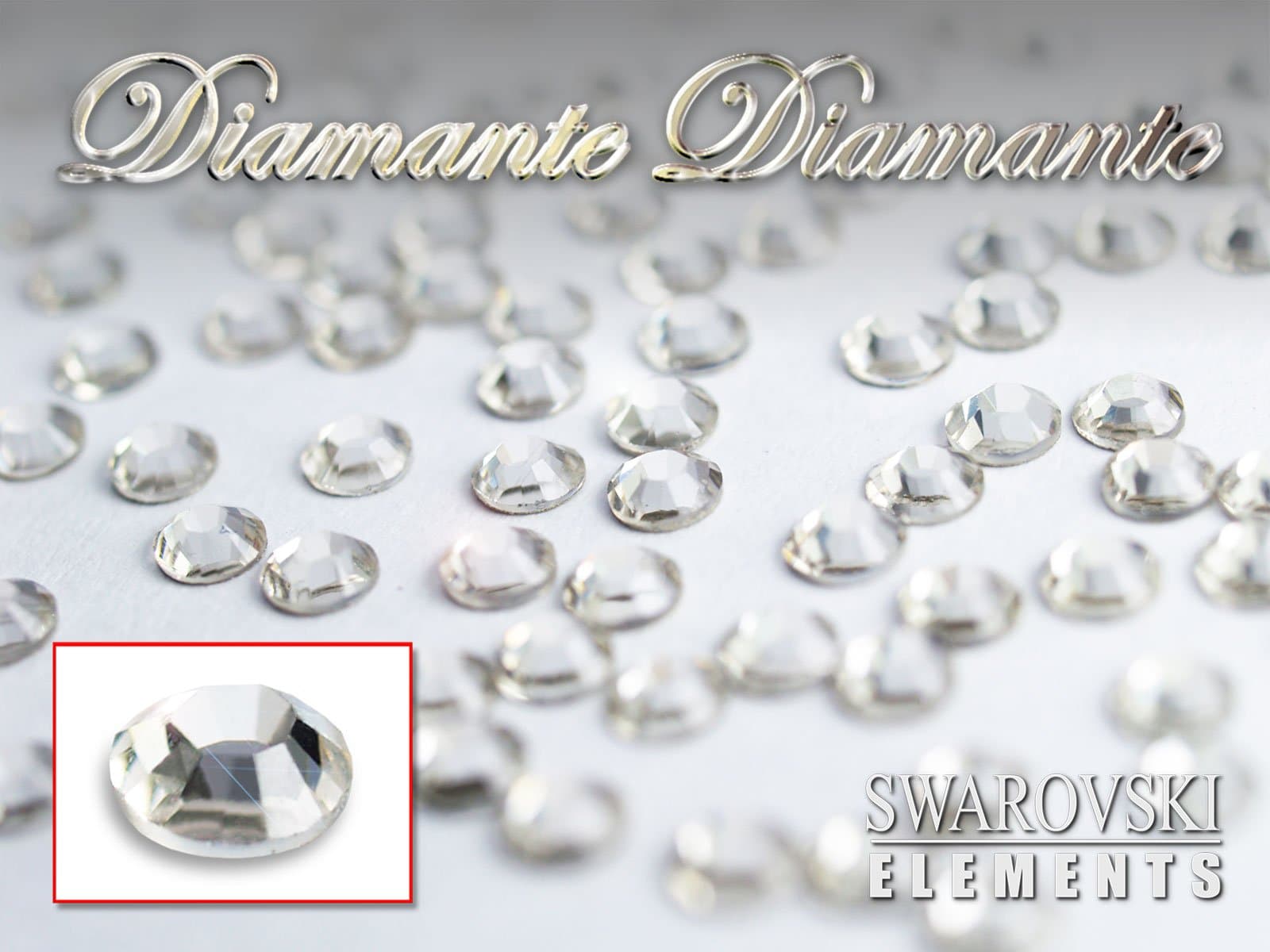 Genuine Swarovski Clear Crystal Rhinestones (Foiled Back-Non-Hot Fix Item) - Size SS06