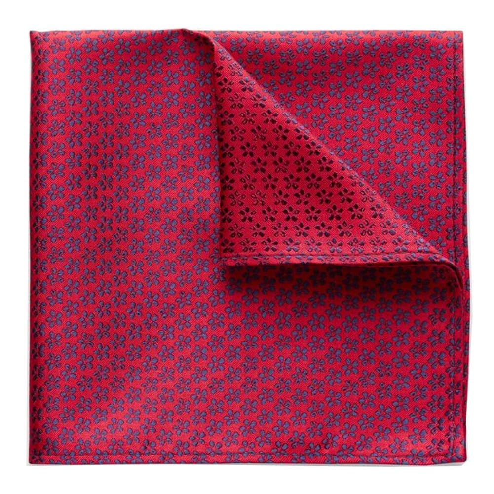 100% Silk Pocket Square Floral Jacquard with Gift Box