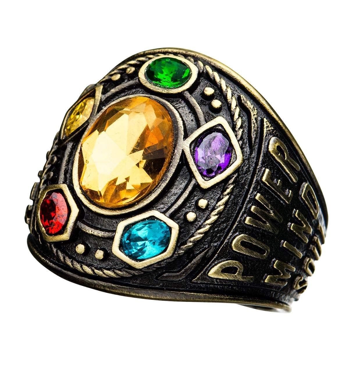 Infinity Gauntlet Class of Infinite Power Ring (Gold Tone, 8)