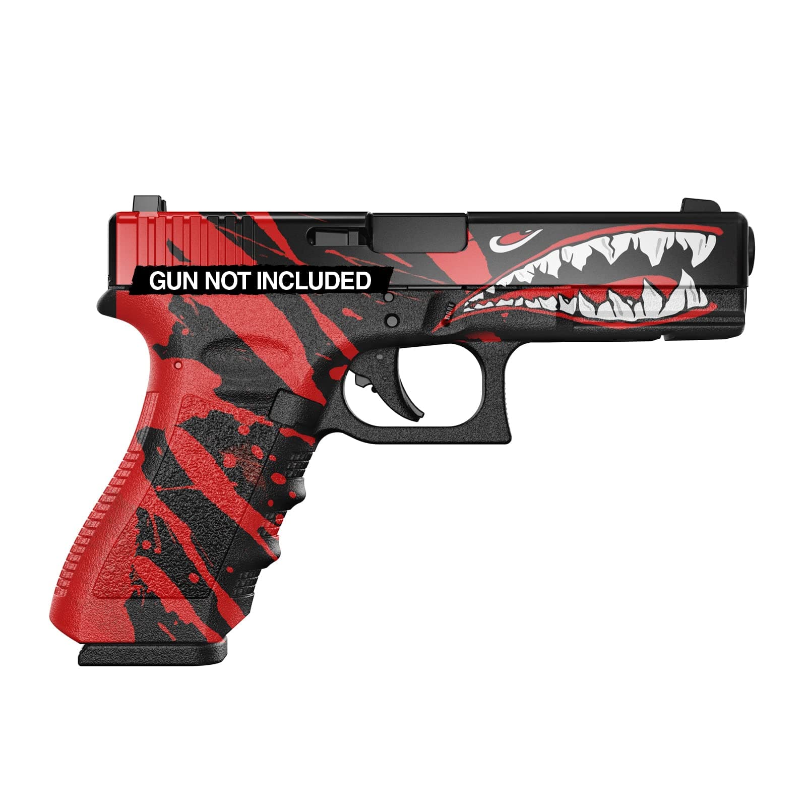 TIRESFXGun Skin Premium Vinyl Pistol Wrap with Matte Finish Waterproof Non-Reflective - Made in USA