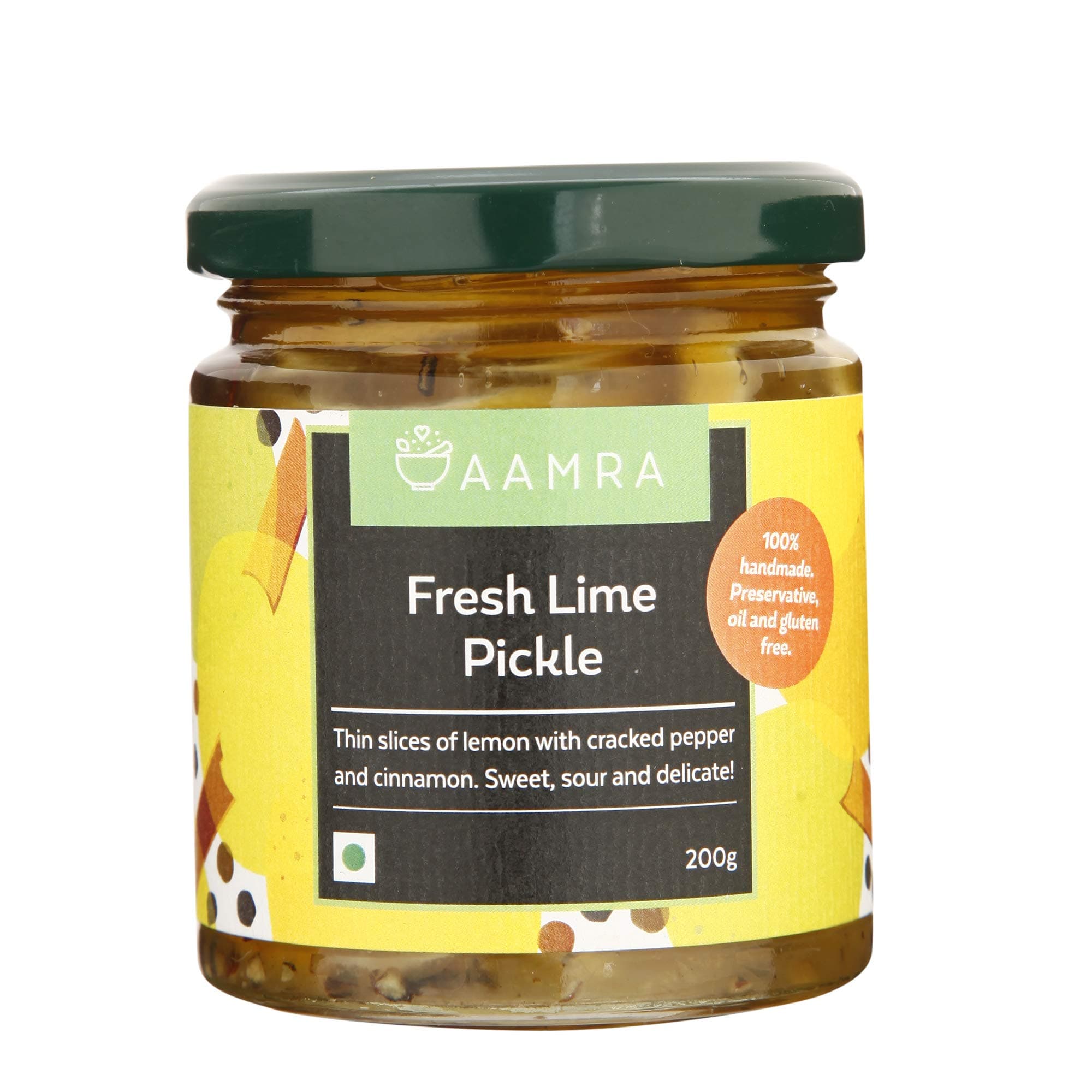 Homemade Fresh Lime Pickle- 200 Grams