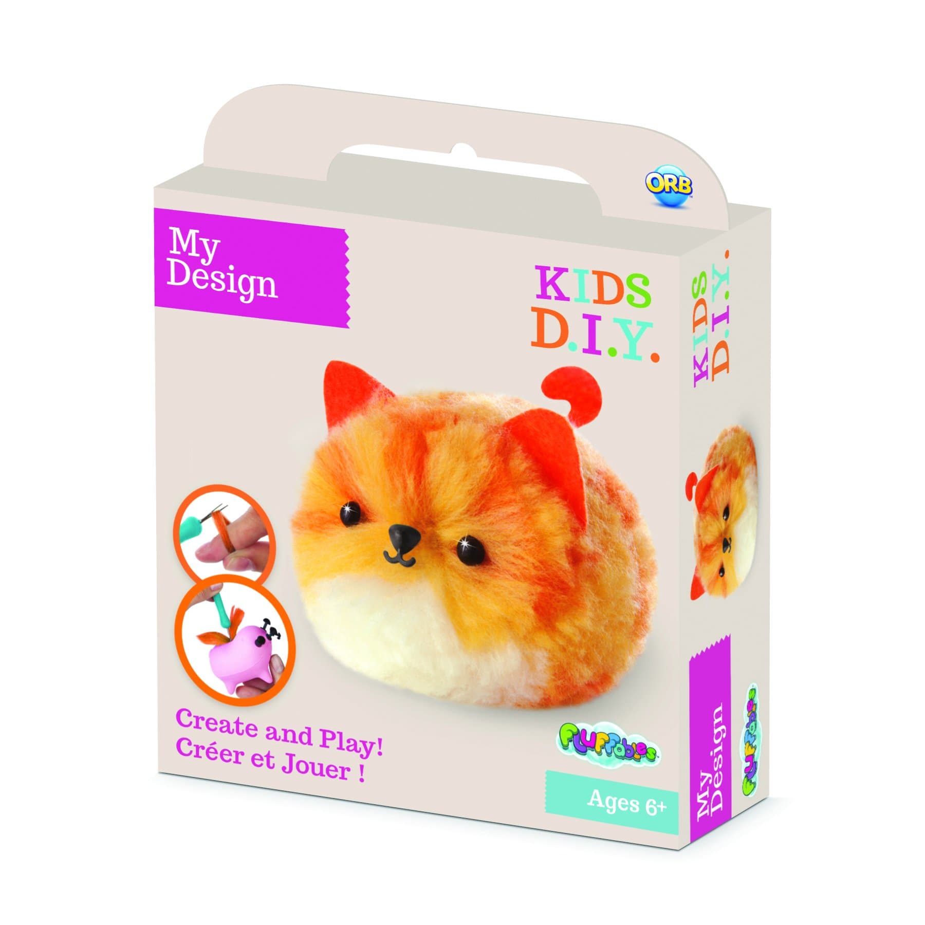 Au Sycomore Orb Factory – orb78003 – Craft – My Design fluffables Pumpkin