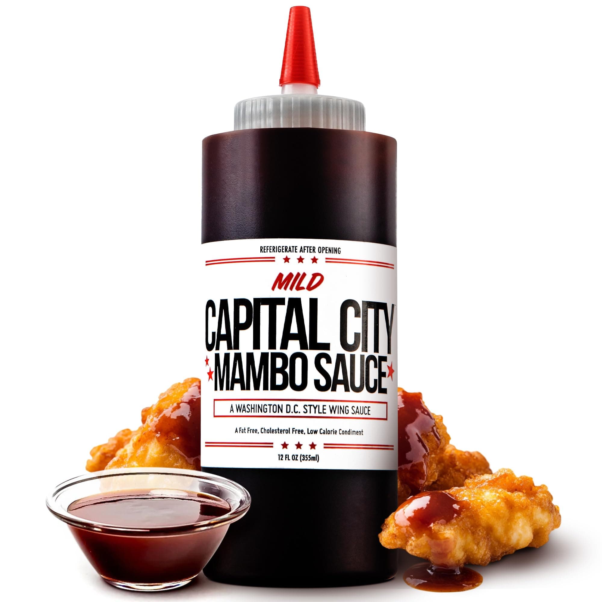 Capital City Mambo Sauce Mild, Washington DC Wing Sauces, Perfect Condiment f...