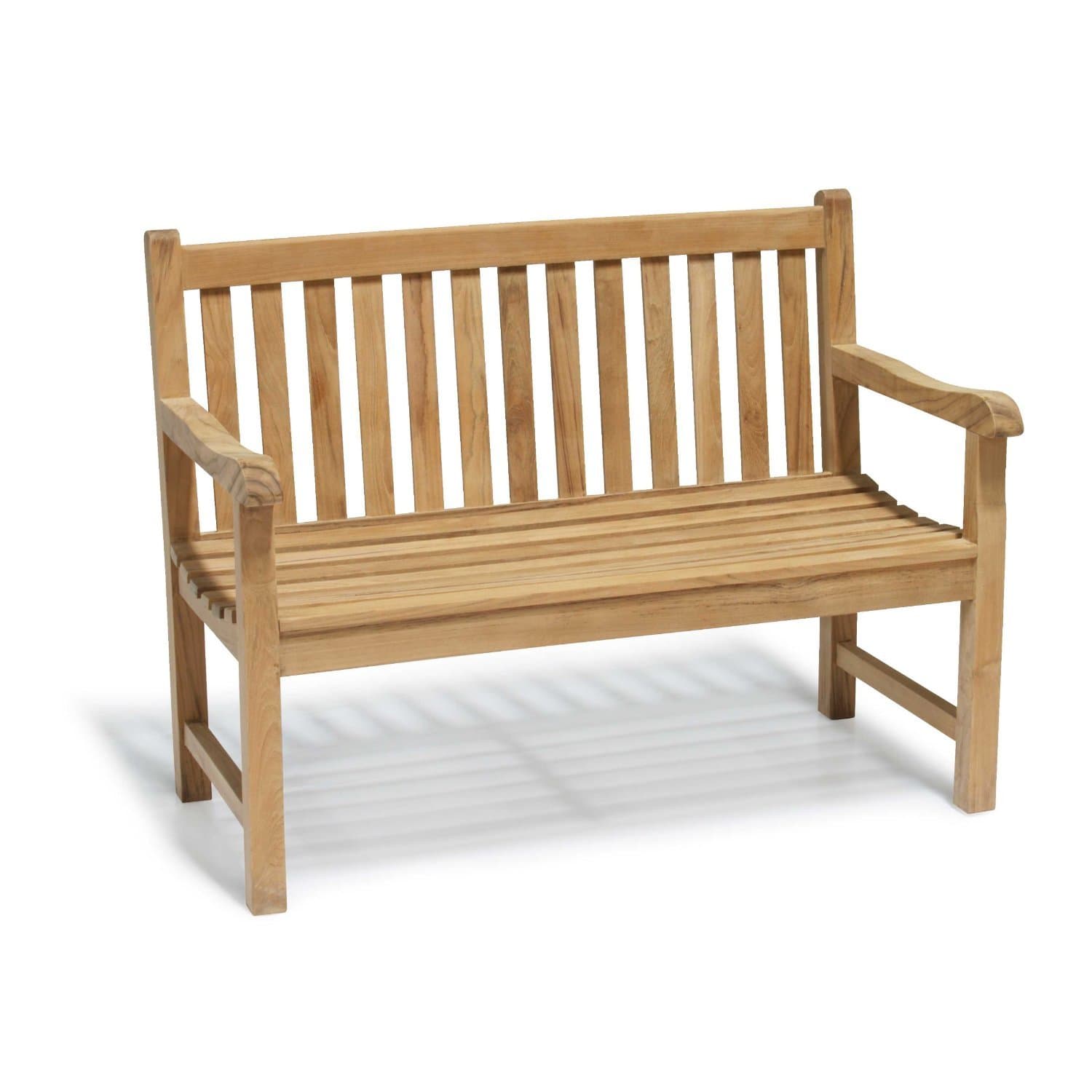 Jati York Garden Bench A Grade Teak 1.2m (4ft) FULLY ASSEMBLED Outdoor Bench Brand, Quality & Value
