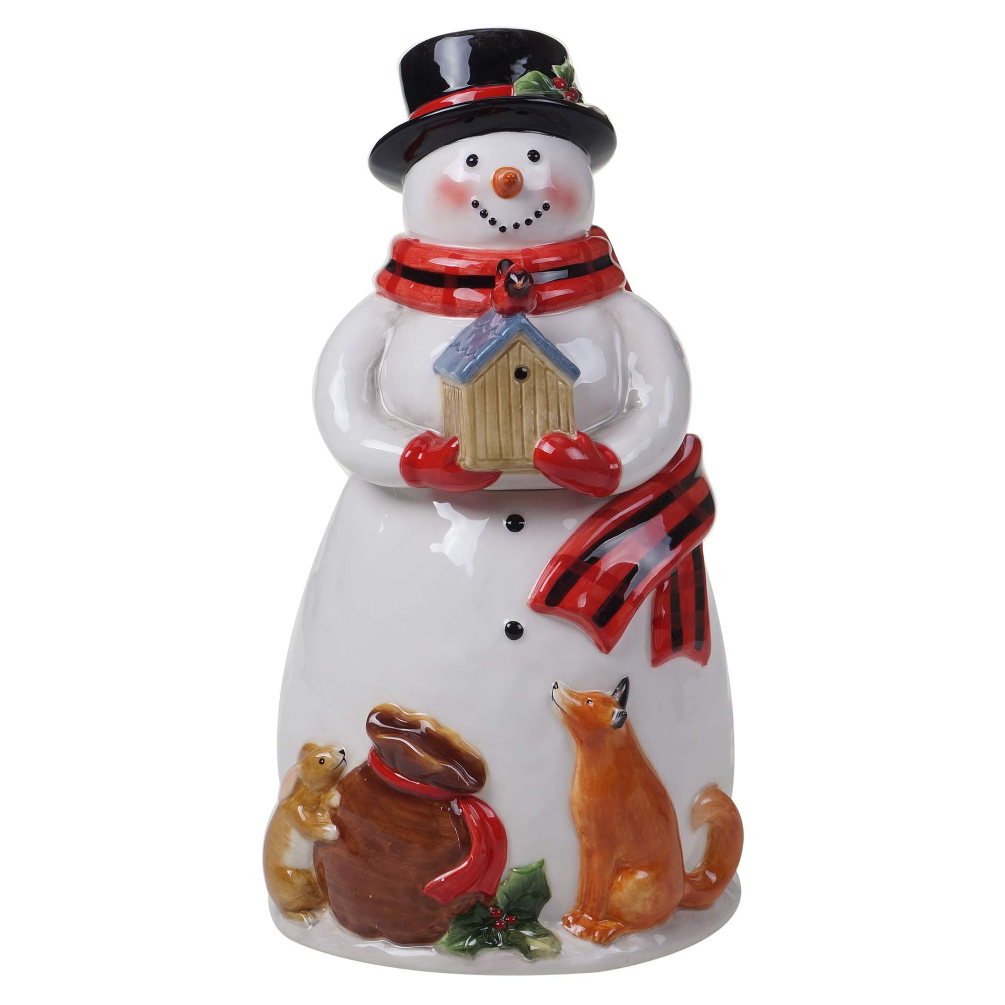 Bring Home the Joy with Our Magic of Christmas Snowman Cookie Jar – A Whimsical Holiday Keepsake for Cookies, Treats & Cheerful Kitchen Decor!
