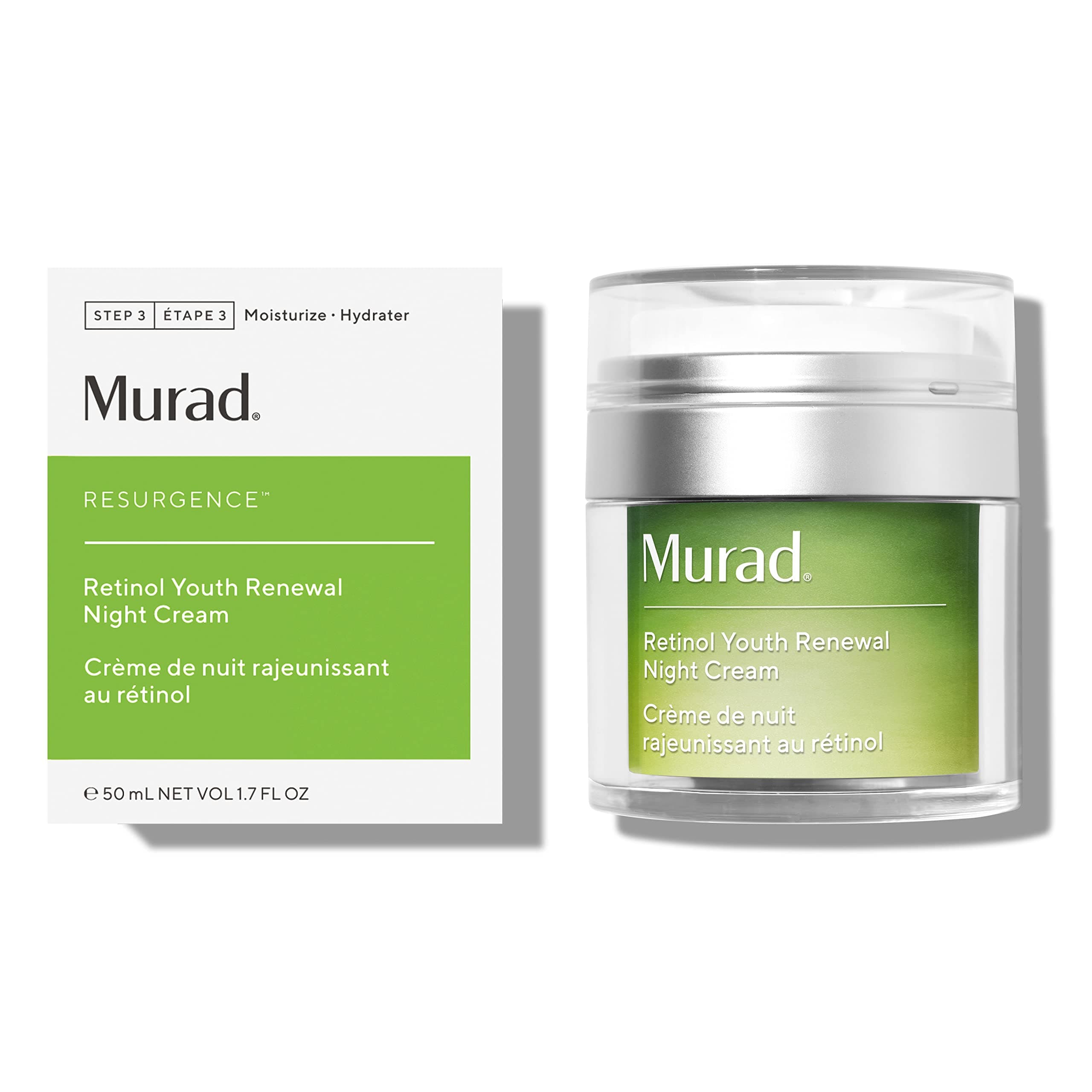 Murad Resurgence Retinol Youth Renewal Night Cream - Anti-Aging Firming Night Face Cream 50 ml