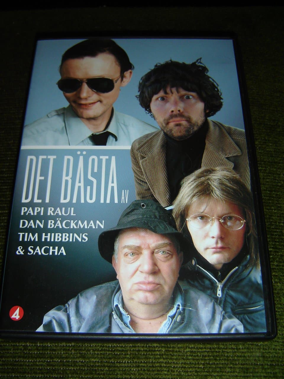 Det Bästa Av Papi Raul, Dan Bäckman, Tim Hibbins and Sacha [DVD Region 0 PAL] Audio: Swedish / Subtitles: None / 175 Minutes / 1 Disc