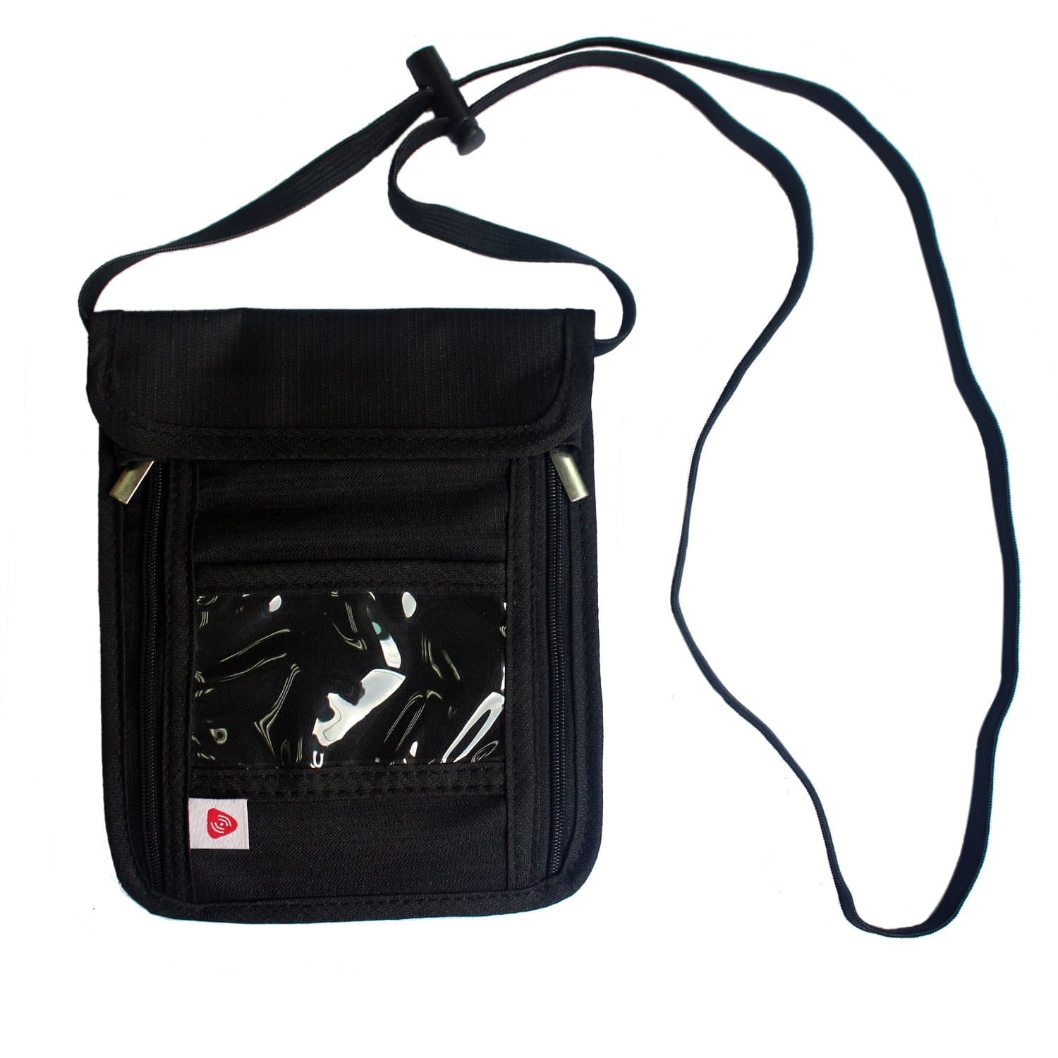 N-E-R Travel Neck Wallet /Passport Holder with RFID Blocking （7.25"×5.7”)