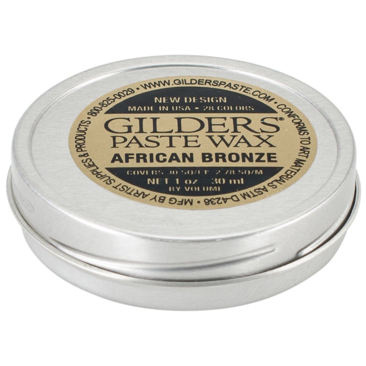 Baroque Art "Highlight Metal, Wood and More!" Gilders Paste, 1-Ounce, African Bronze