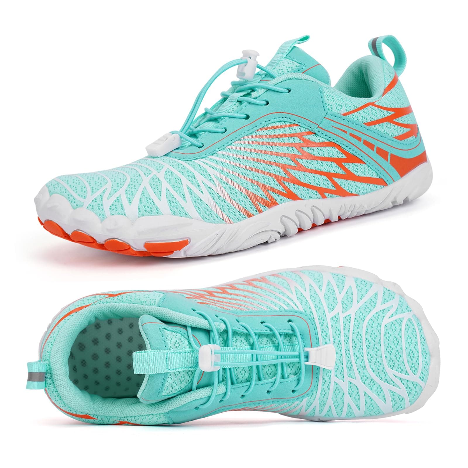 Barefoot Shoes Womens Mens for Autumn Winter, Pro Water Hike Shoes, Wide Toe Hike Barefoot Shoes, Zero Drop Athletic Walking Shoes Comfortable Non-Slip Trail Running Shoes