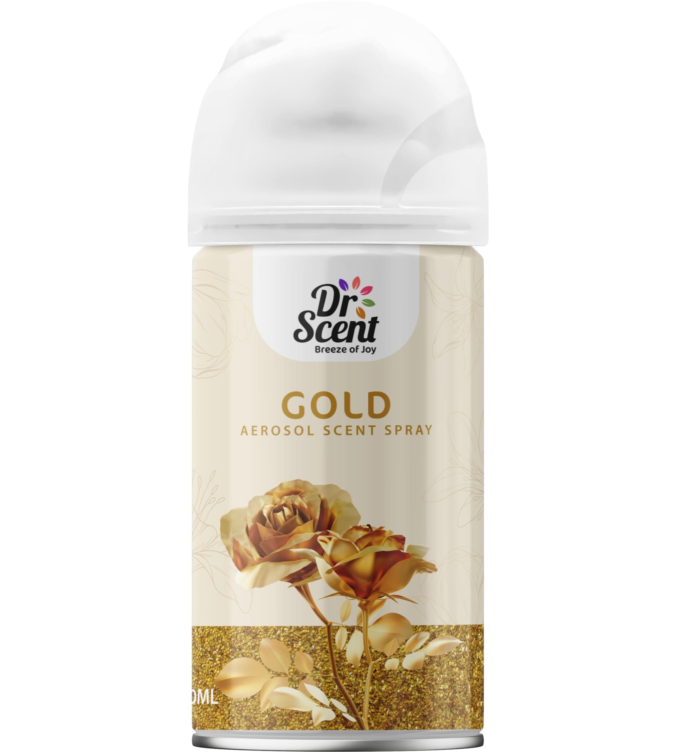 Dr Scent Breeze of Joy Air Freshener Gold Aerosol Spray (300ml)