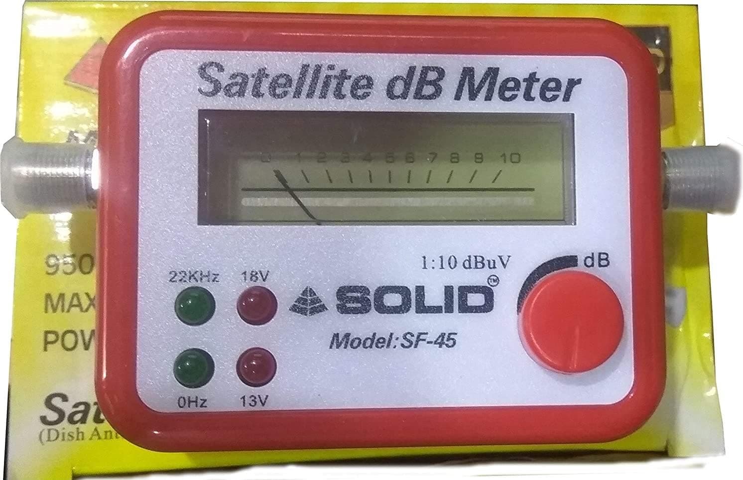Inditrust Solid SF-45 Satellite Signal Finder Db Meter for Full Hd Dish T.V Network Setting