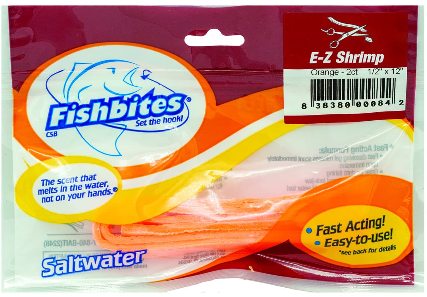 Fish Bites EZ Fast-acting Shrimp Scent, 2 - Pack