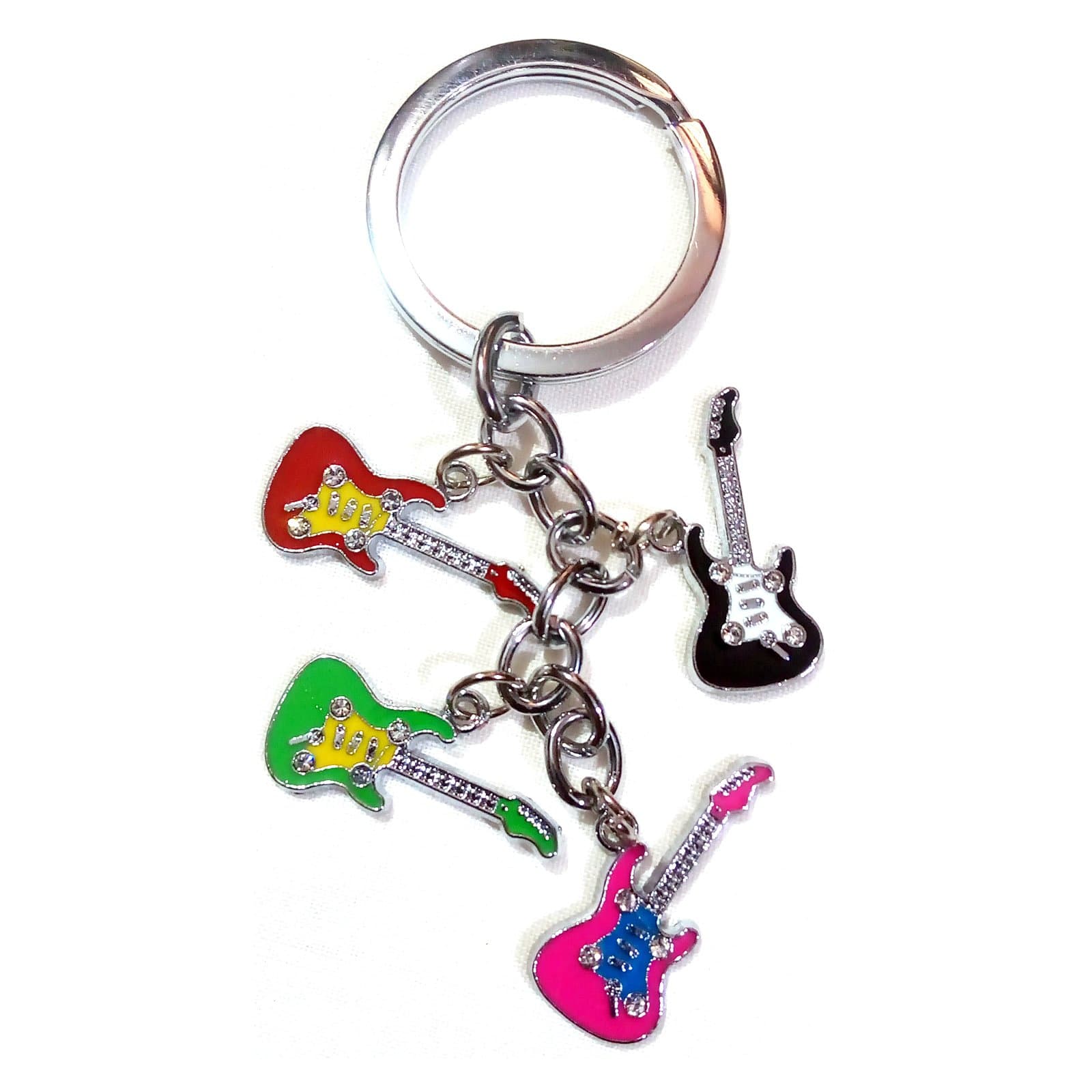 Cute Lovely Guitar Metal Keychain Collectible Gifting Item for Your Loved one B