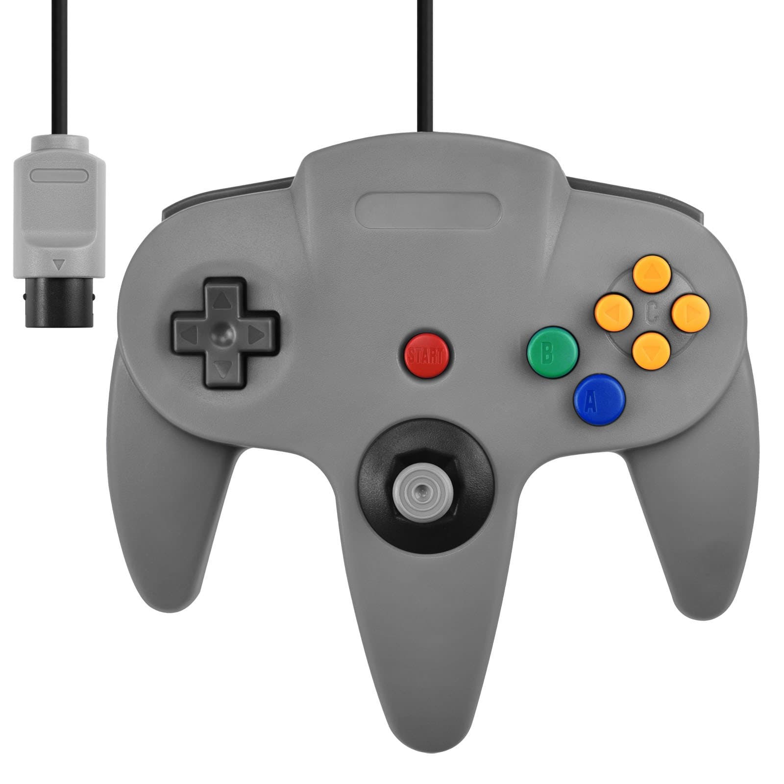 Grey Replacement N64 Controller For Nintendo 64 Console