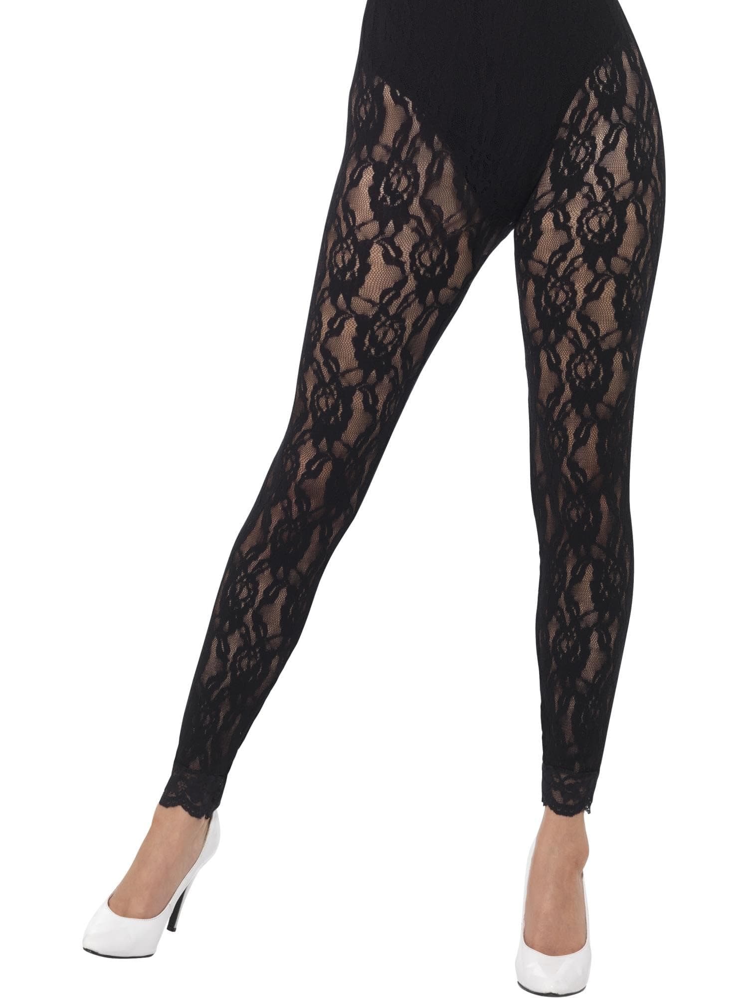 Smiffys 80s Lace Leggings