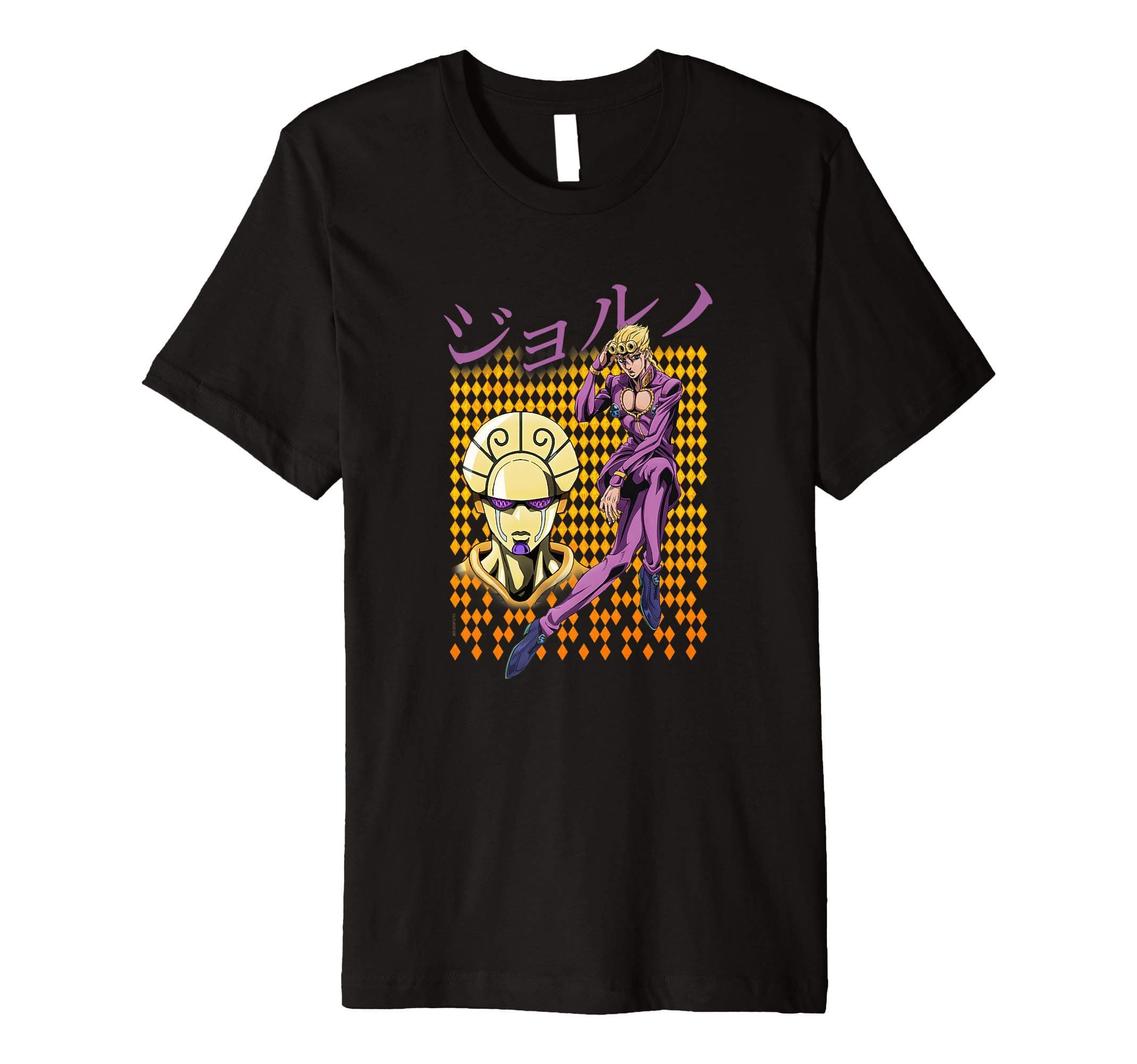 JoJo's Bizarre Adventure Giorno with Kanji Premium T-Shirt