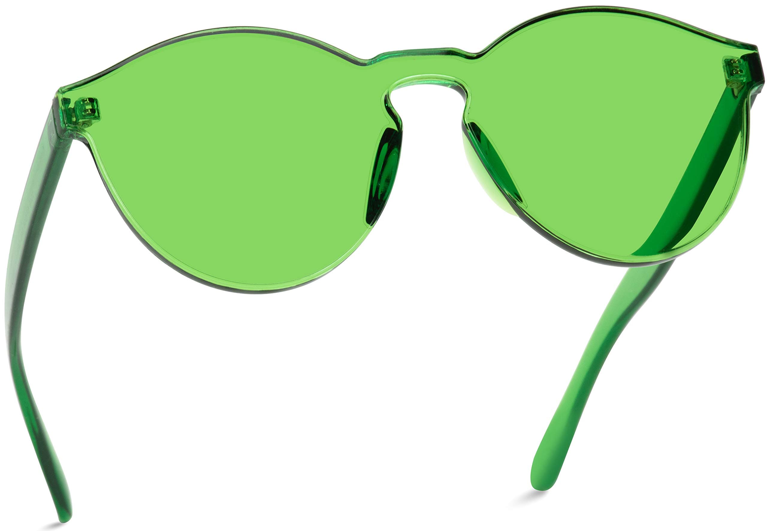 WearMe Pro - Colorful Transparent Round Super Retro Sunglasses