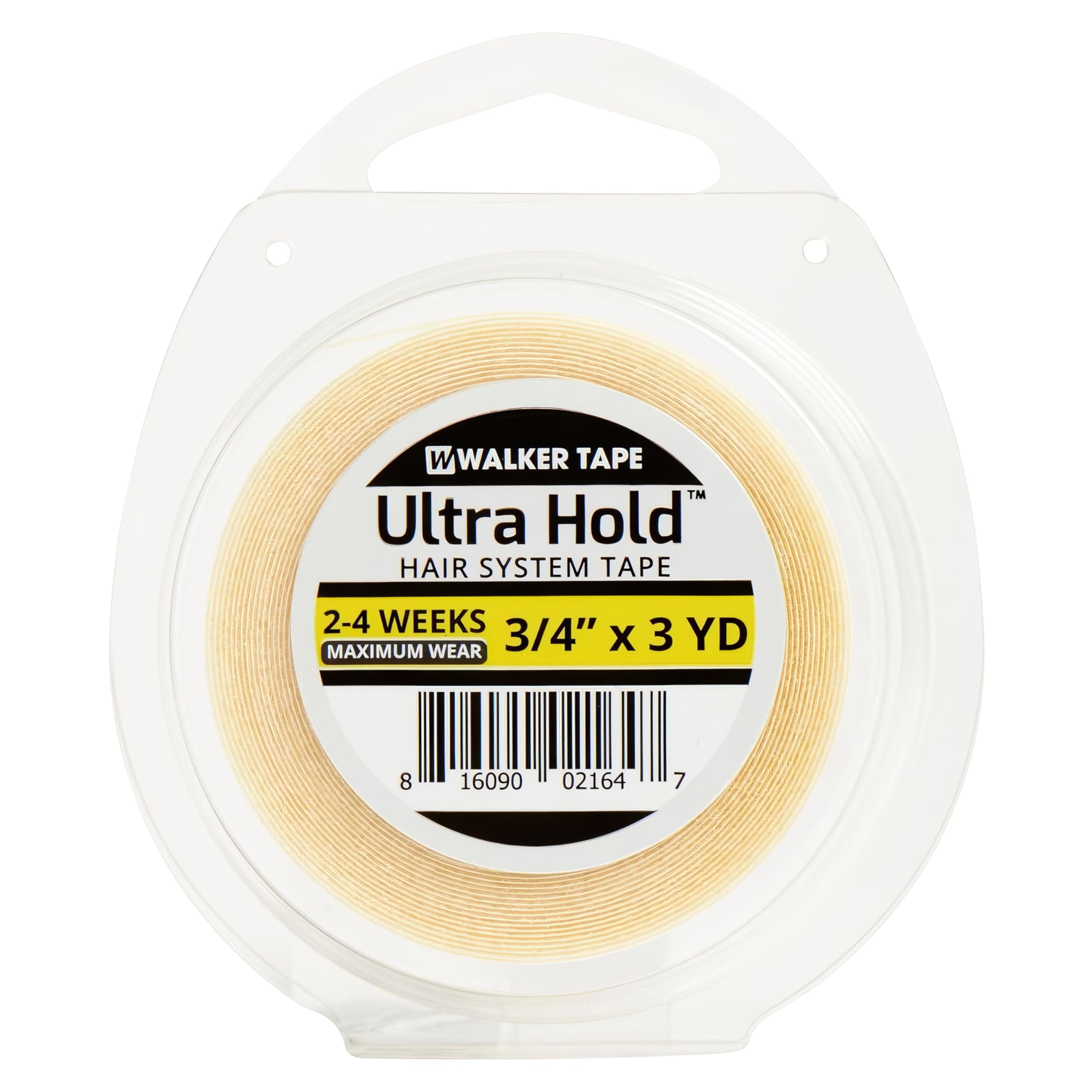 Ultra Hold Hair System Tape Roll 3/4" x 3 Yards, Double Sided Wig Tape for Lace Systems, Tape in Hair Extensions Human Hair, Long Lasting Adhesive for Hairpiece Bonding and Replacement