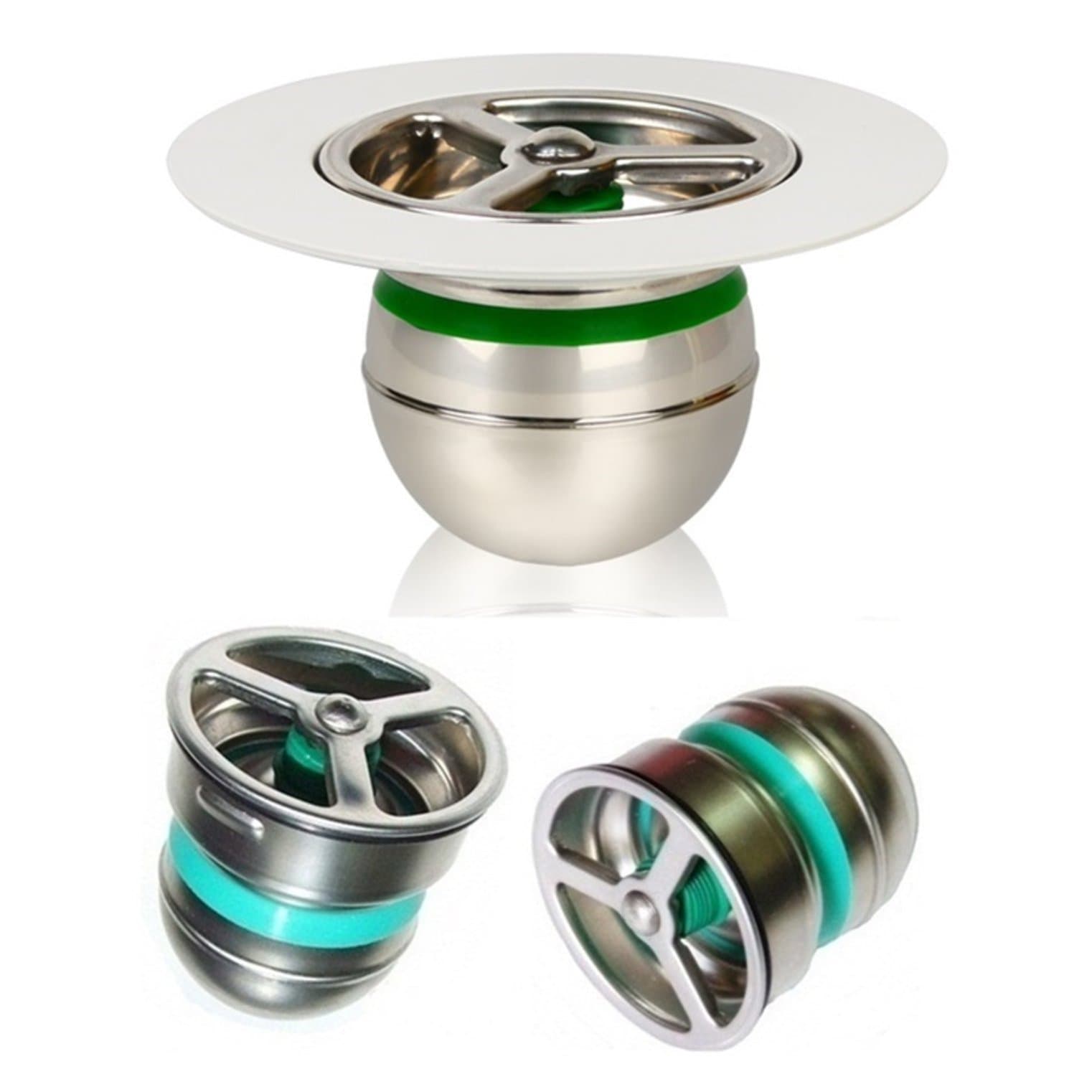 DOWON Stainless Steel 50D Deodorant Drain Cover- Automatic Odor Insect Block Remover Stopper - Kitchen Sink Bathtub Shower Floor Drain Trap Odor Eliminator 50mm / 1.96 inches