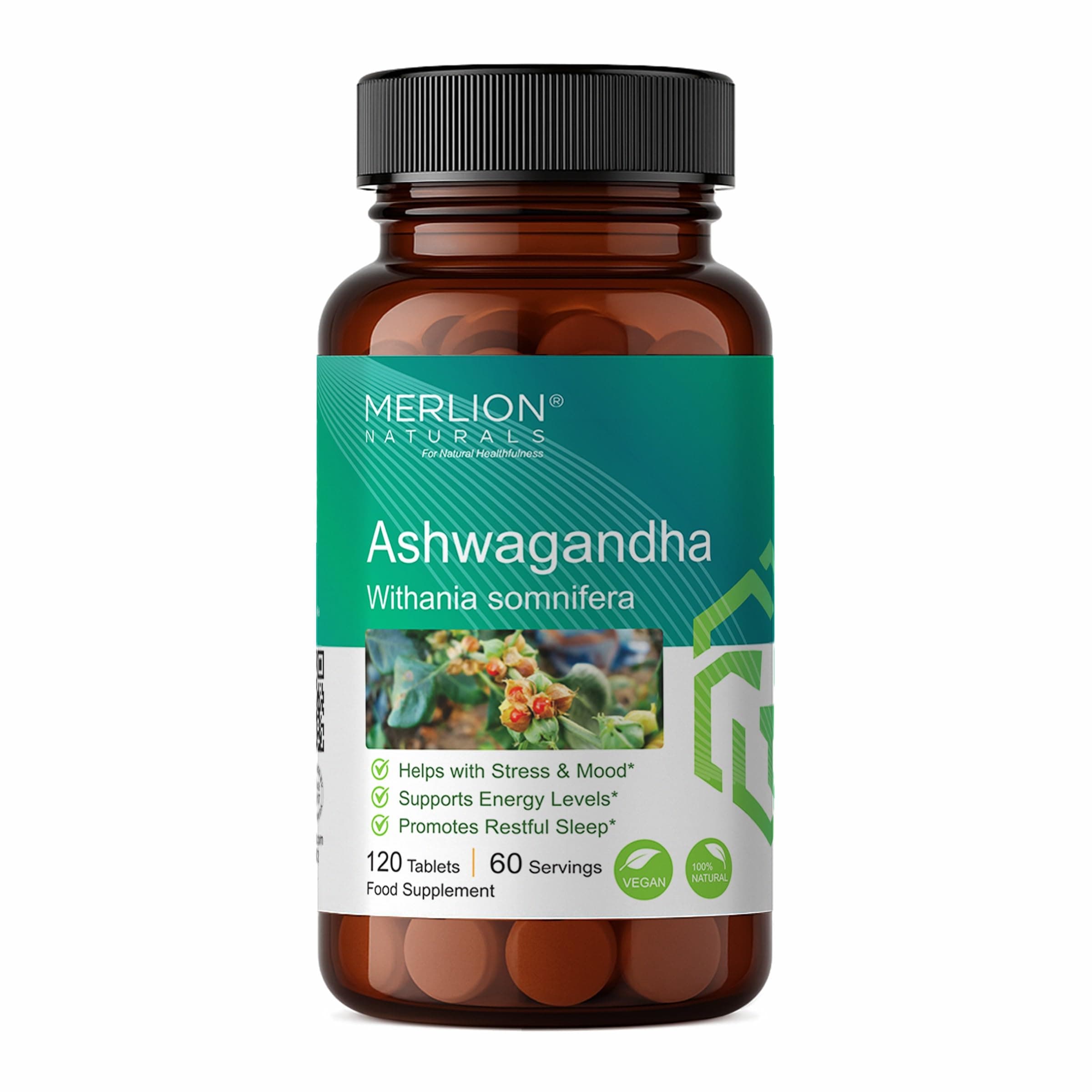 Ashwagandha Tablets 500mg (120 Tablets) | Withania somnifera | Ashvagandha | 500mg (120 Tablets)