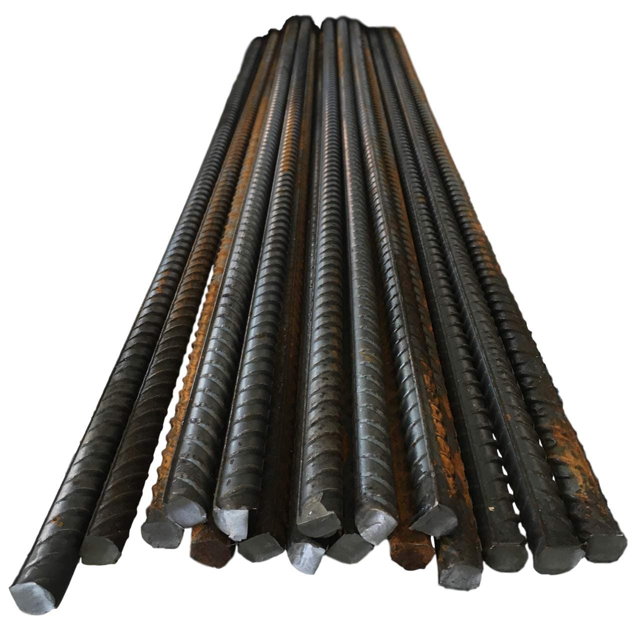 Reinforcing Steel Bar for Concrete Rebar Reinforcement - 8mm 10mm & 12mm ø - High Tensile Ribbed Metal Rod, 2 Lengths (10, 10mm x 450mm)