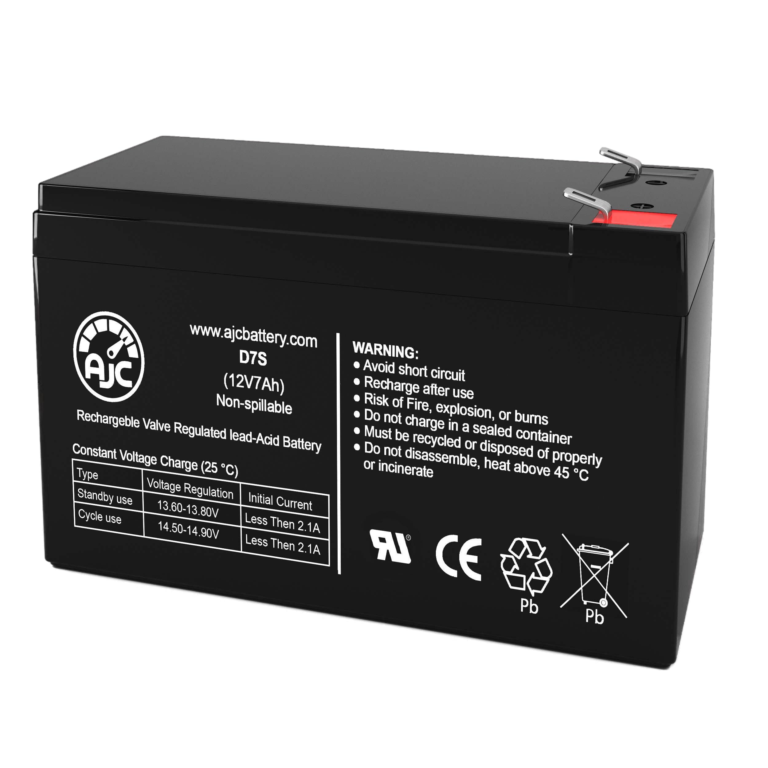 AJC Battery Compatible with APC Back-UPS 1500 RS1500 XS1500 12V 7Ah UPS Battery