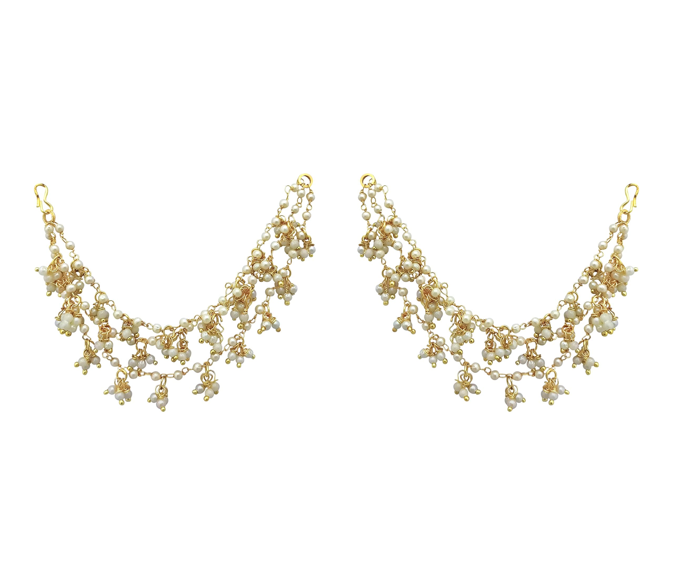 Mithya Gold Plated Drop Earrings for Women (Brown)(AAA2324_Brown)