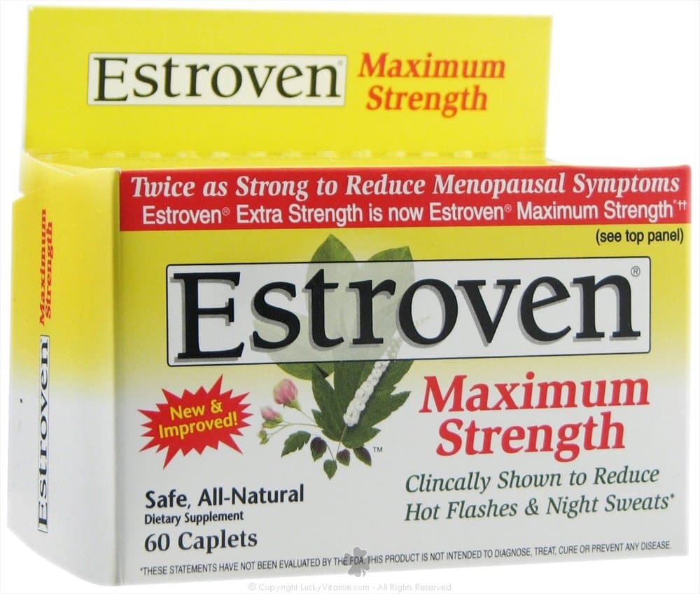 Estroven® Maximum Strength (Health Food Pack, 30 Vegetarian Capsules)