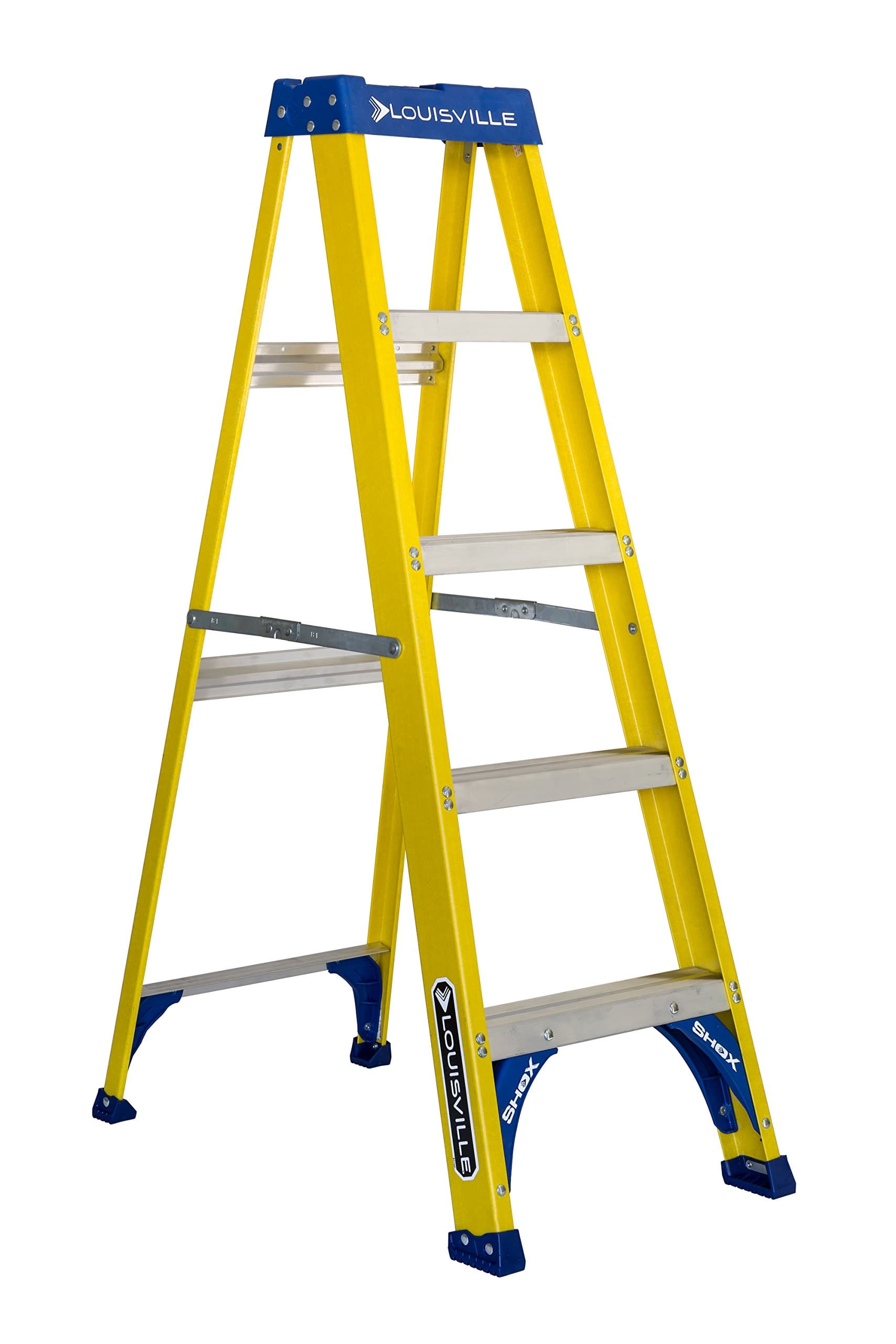 5-Foot Fiberglass Step Ladder, 250-Pound Load Capacity, Type I, FS2005