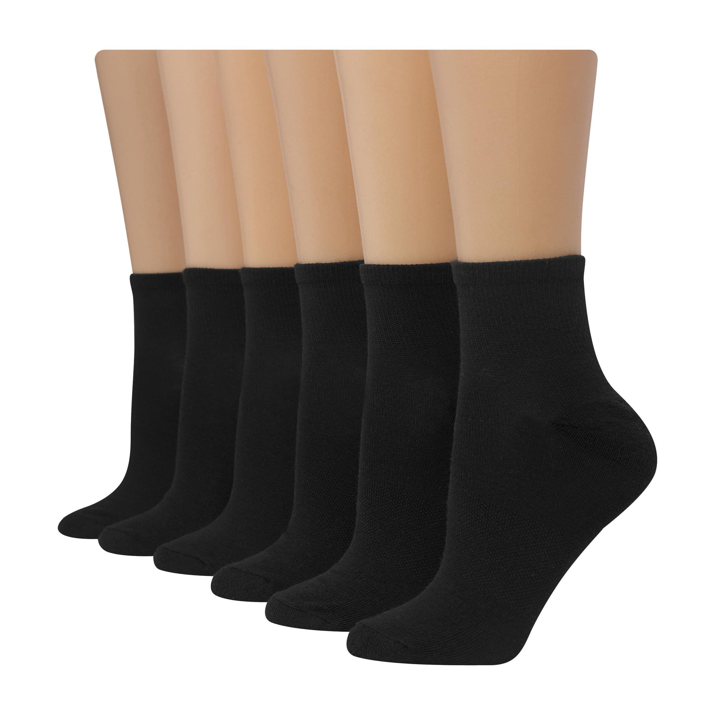 Women's Hanes Women's 6-pack Sport Cool Comfort Ankle Casual Sock (pack of 6)
