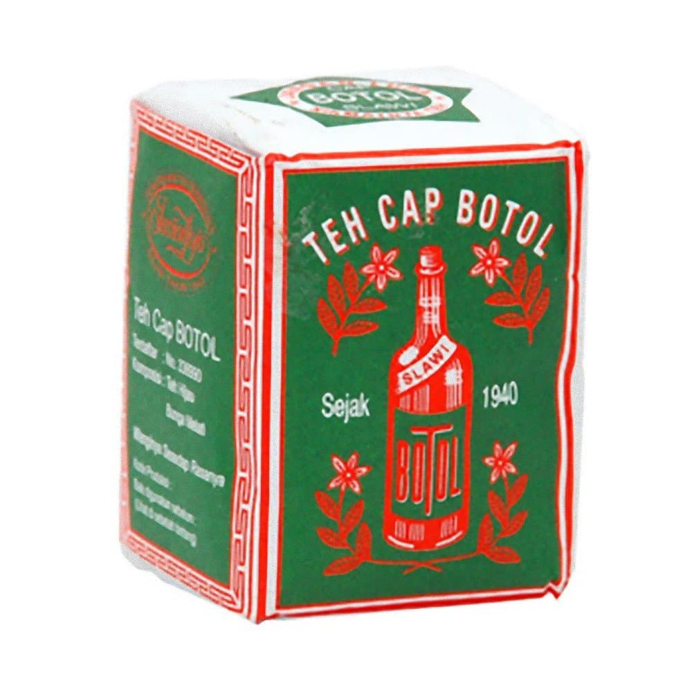 Bottle Brand Loose Tea Green-pack - Teh Bubuk Cap Botol Bungkus Hijau 40 Gram (Pack of 4)