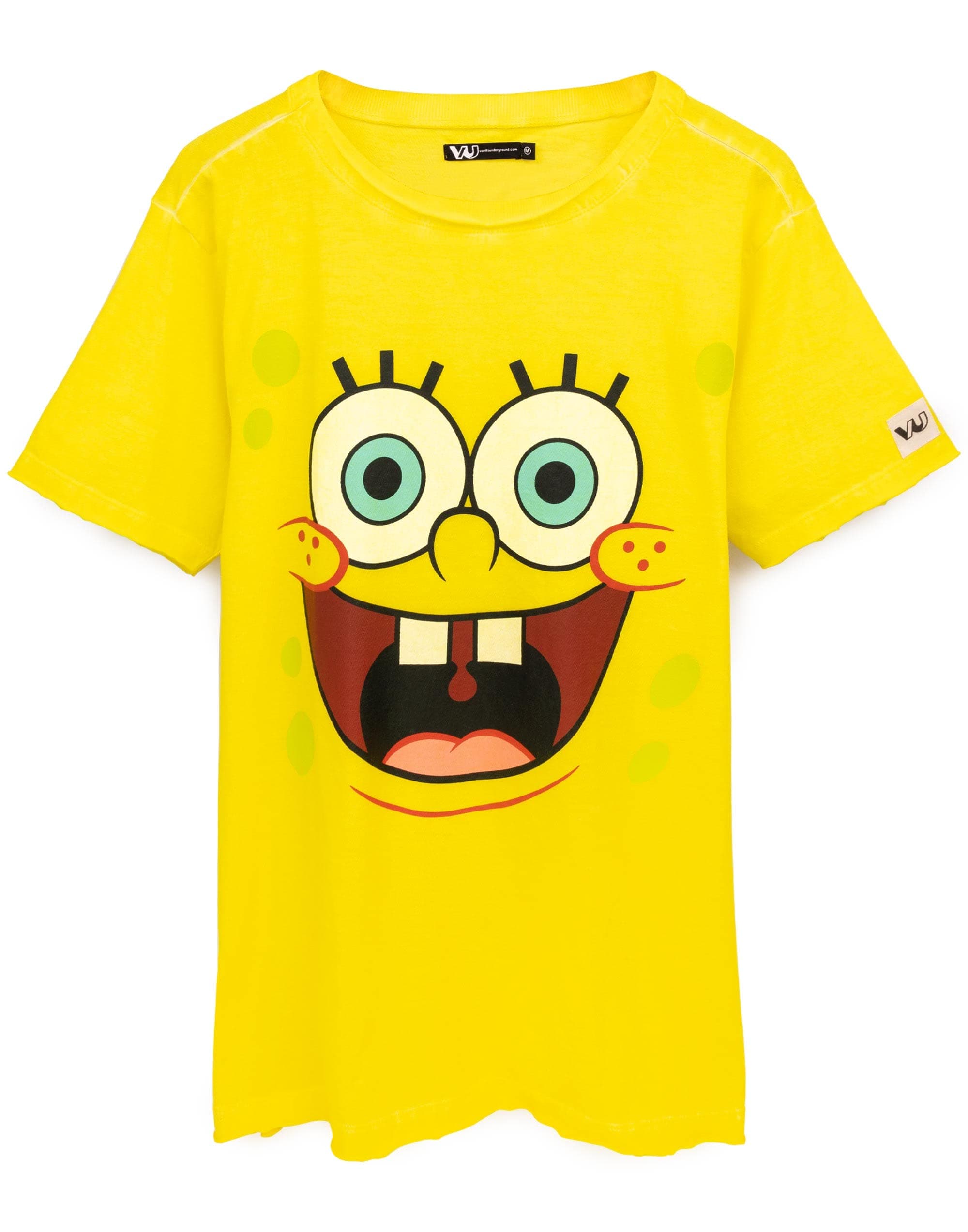 T-Shirt Unisex Adults | Mens Womens Yellow Spongebob Pink Patrick OR Green Squidward Characters | Short Sleeve Cotton