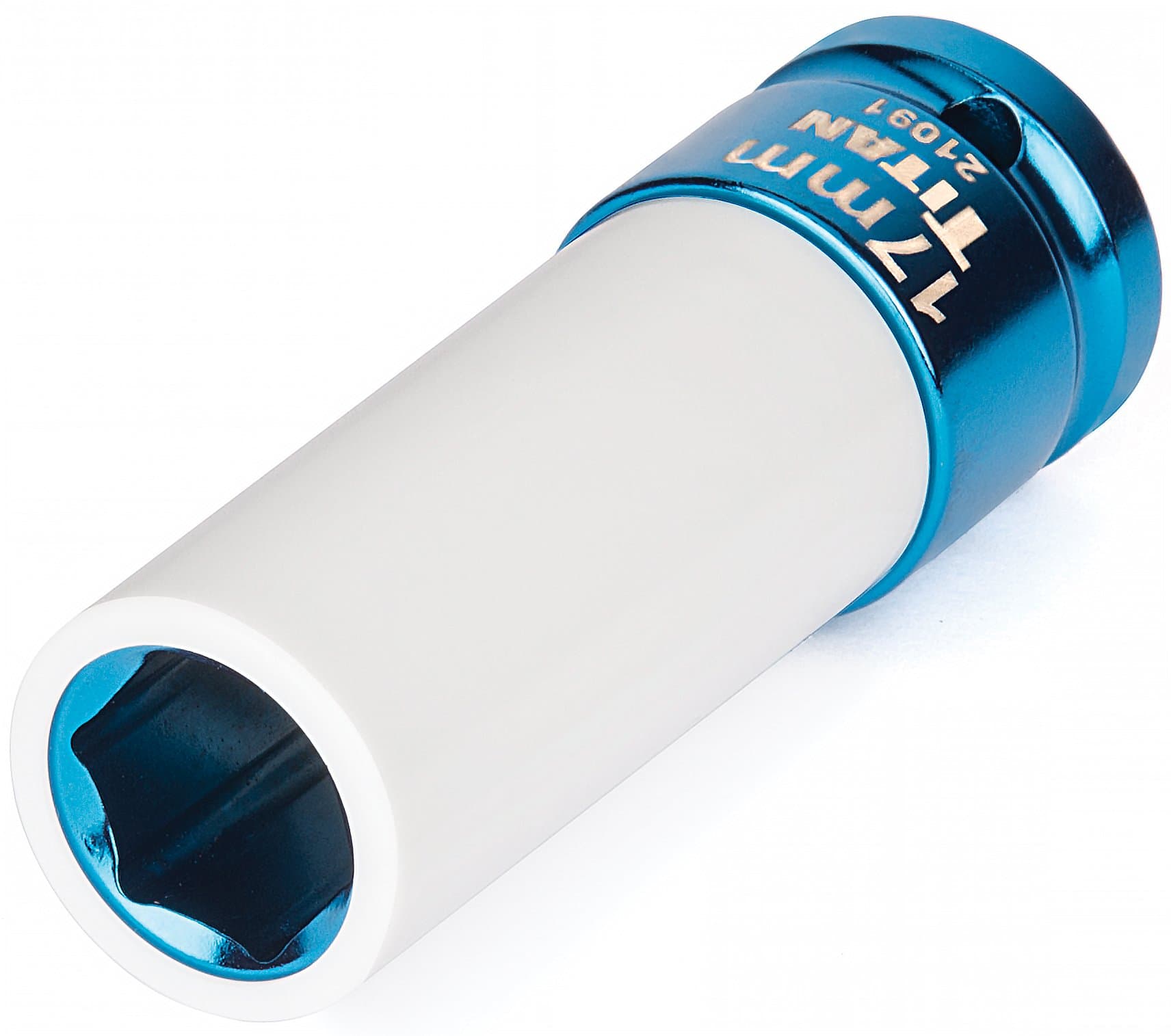 Titan21091 1/2-Inch Drive x 17mm Non-marring Impact Deep Lug Nut Socket