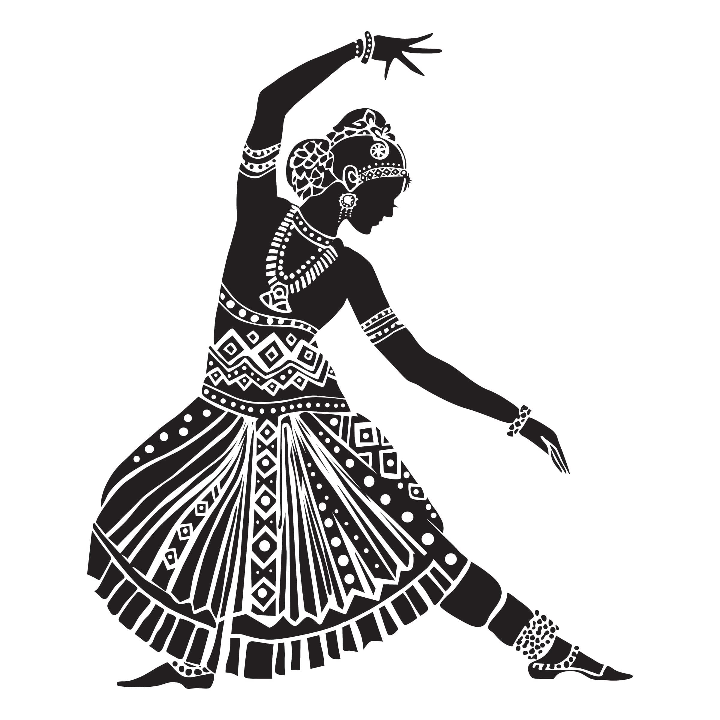 Bharatanatyam dancer silhouette,Bharatanatyam dance svg png , indian dance svg png, Bharatanatyam dance silhouette svg - Digital Download