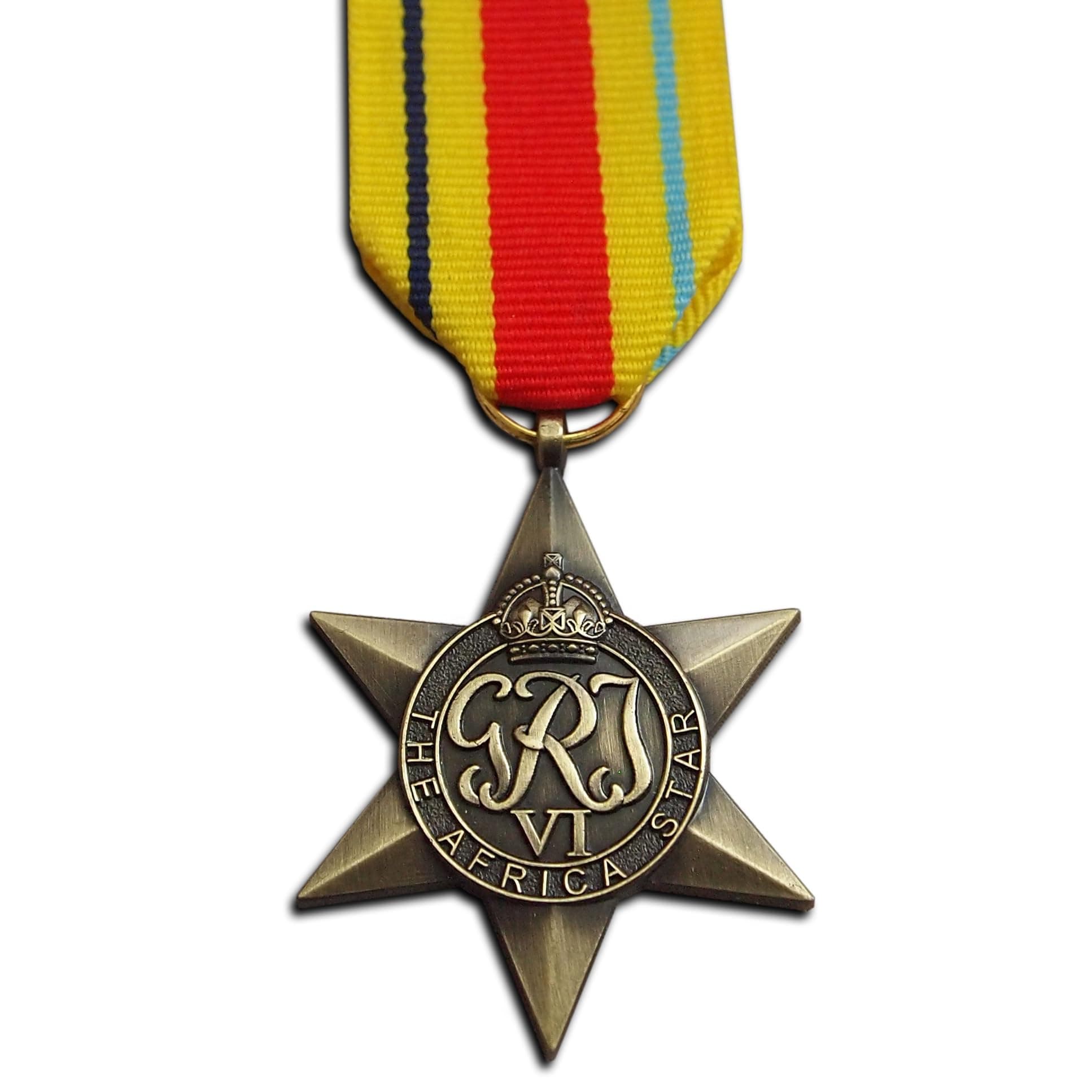 The Africa Star Medal WW2 British Military Award For | Army | Navy | RAF | Replica