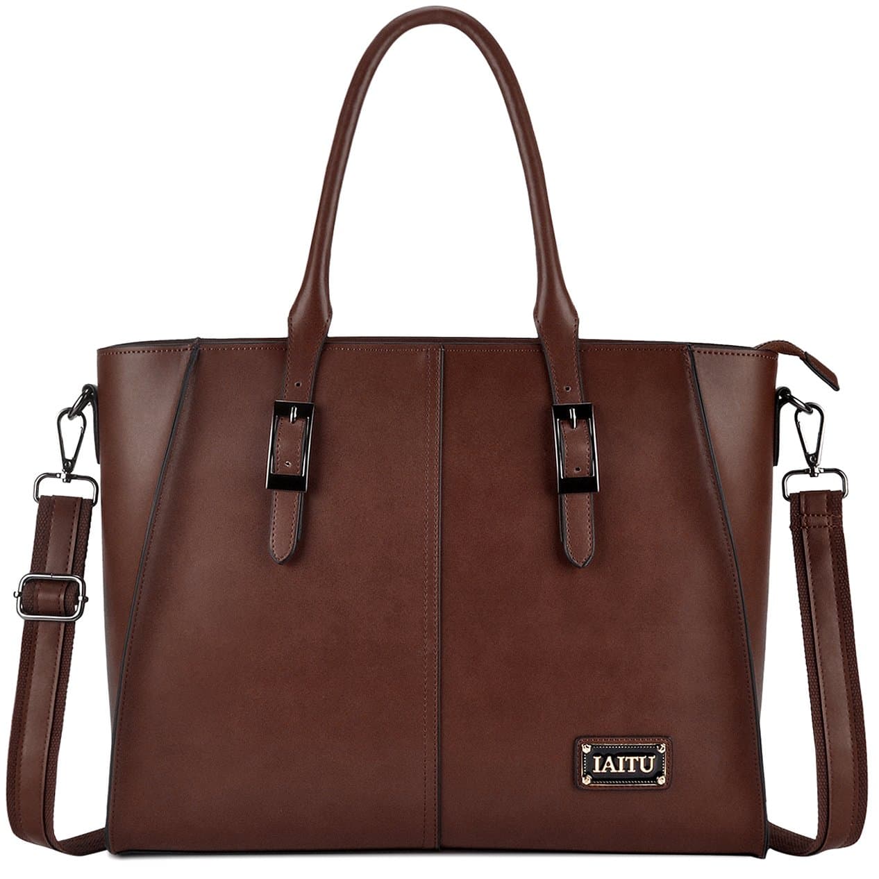 Laptop Tote Bag,Designer Laptop Bags for Women Professional Briefcase Large Work Tote Bag,Coffee