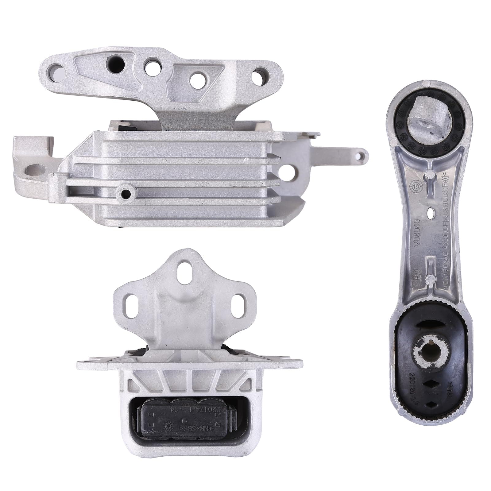 3 PCS Engine Motor Mount and Trans Mount Suitable for Min-i Cooper Clubma-n 2016-2022 1.5L 2.0L Replacement for A70061 A70063 A70062