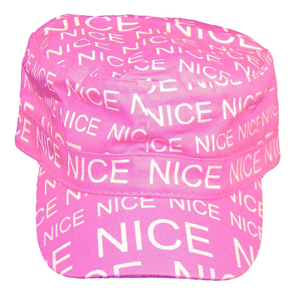 Robin Ruth - 'Nice' Cuban Cap - Adjustable size - Color : Pink