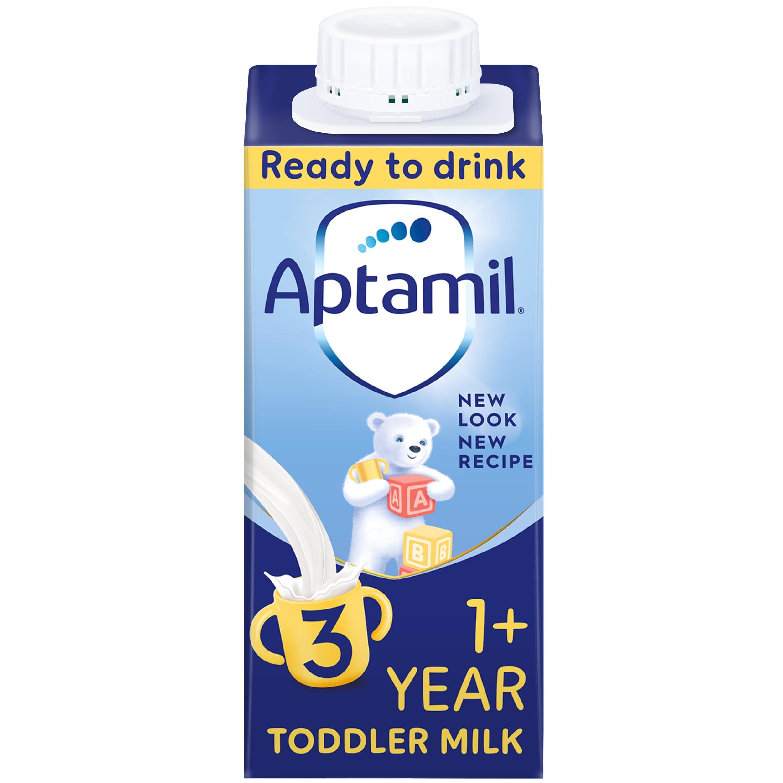 Aptamil 3 Growing Up Ready to Drink Milk Stage 3, 1-2 years, 200ml