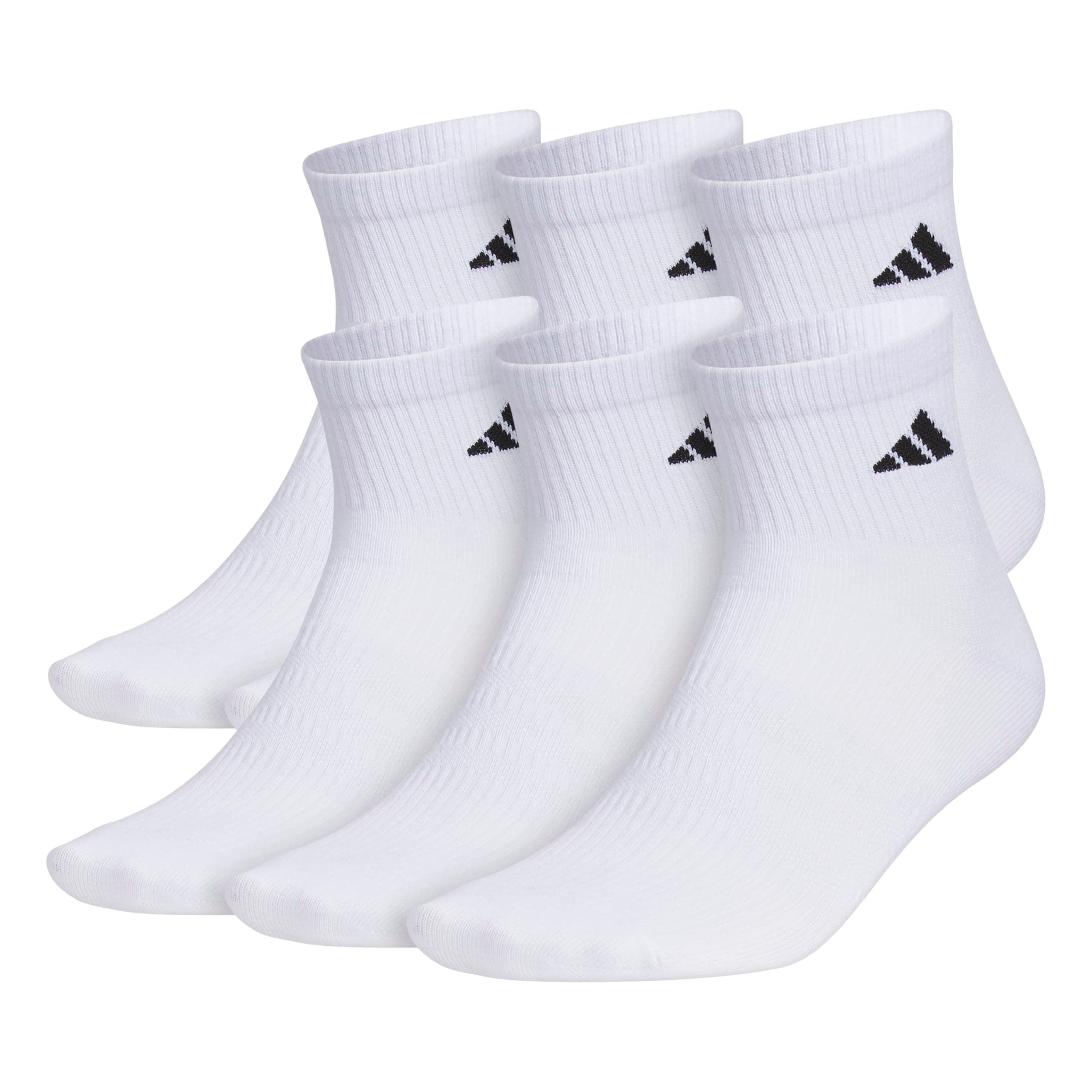 Men's Superlite Quarter Ankle Socks (6 Pairs) Lightweight & Breathable
