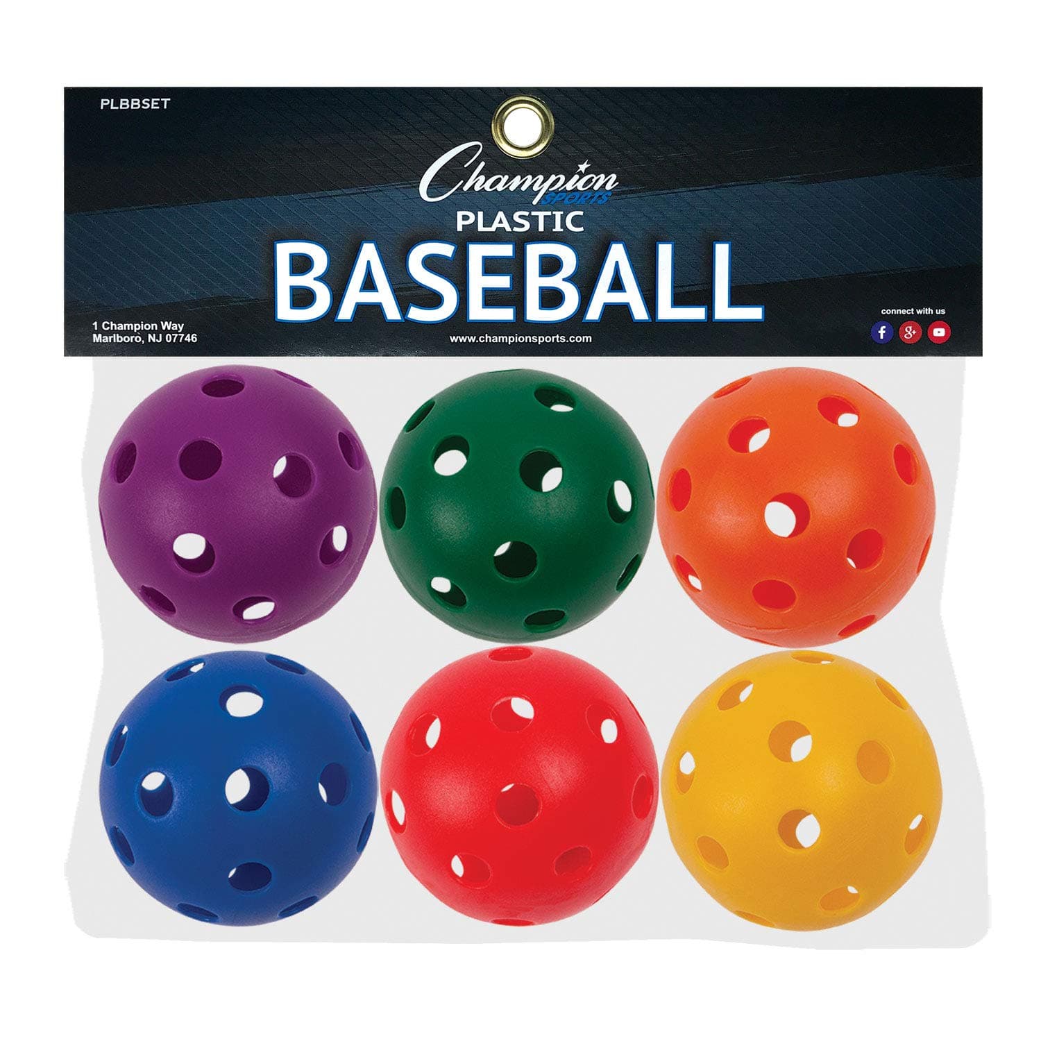 9" Hollow Plastic Baseballs – Lightweight, Durable Practice Balls for All Ages