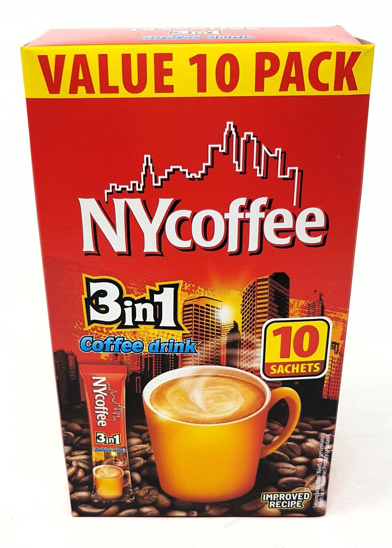 NY Coffee3in1 Coffee Sachets 140g (10 Sachets)