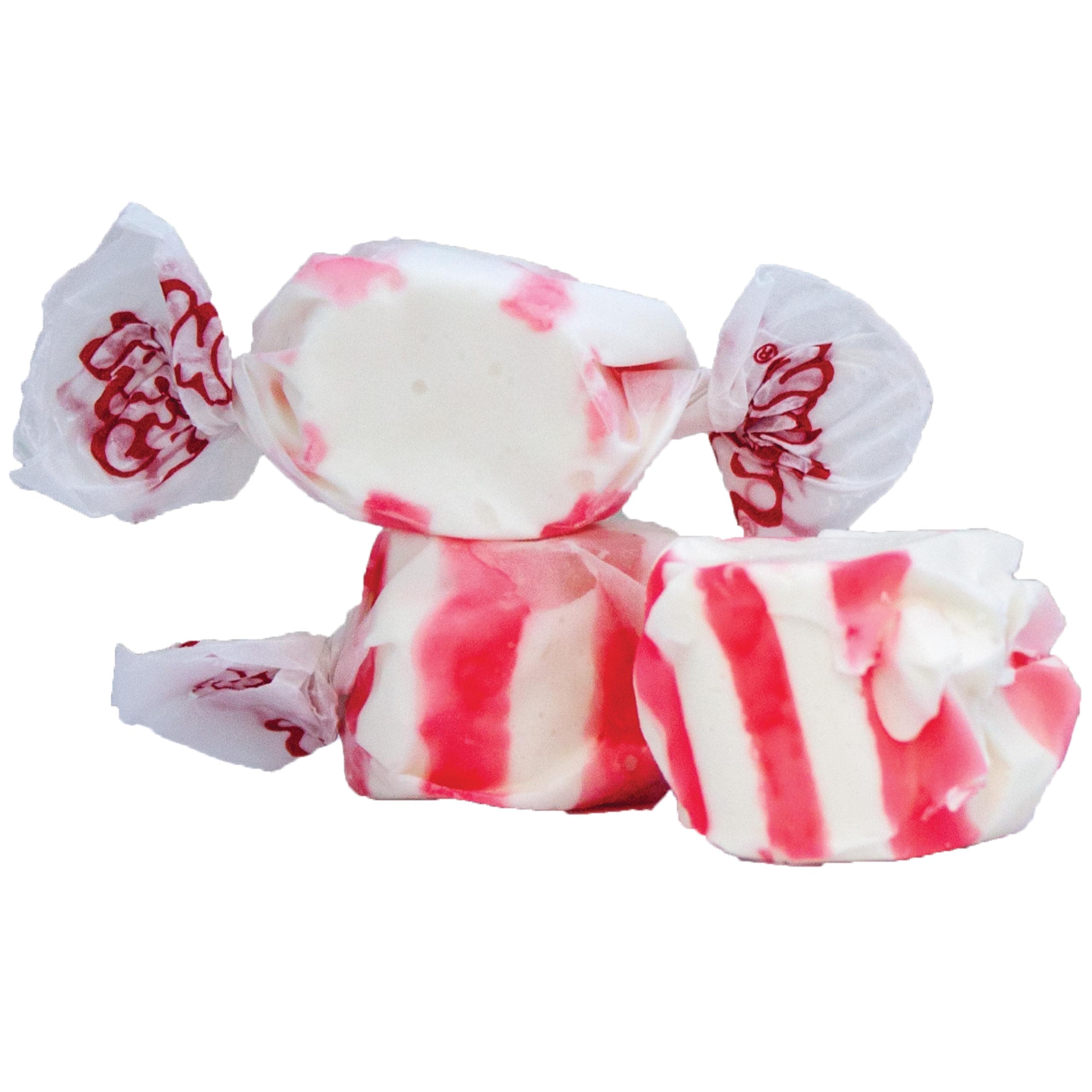 Taffy Town Saltwater Taffy- Peppermint | Gourmet Taffy| Nougat-Style Candy| Soft & Delicious| Snack Treats| Party Good Candies| 2.5lbs