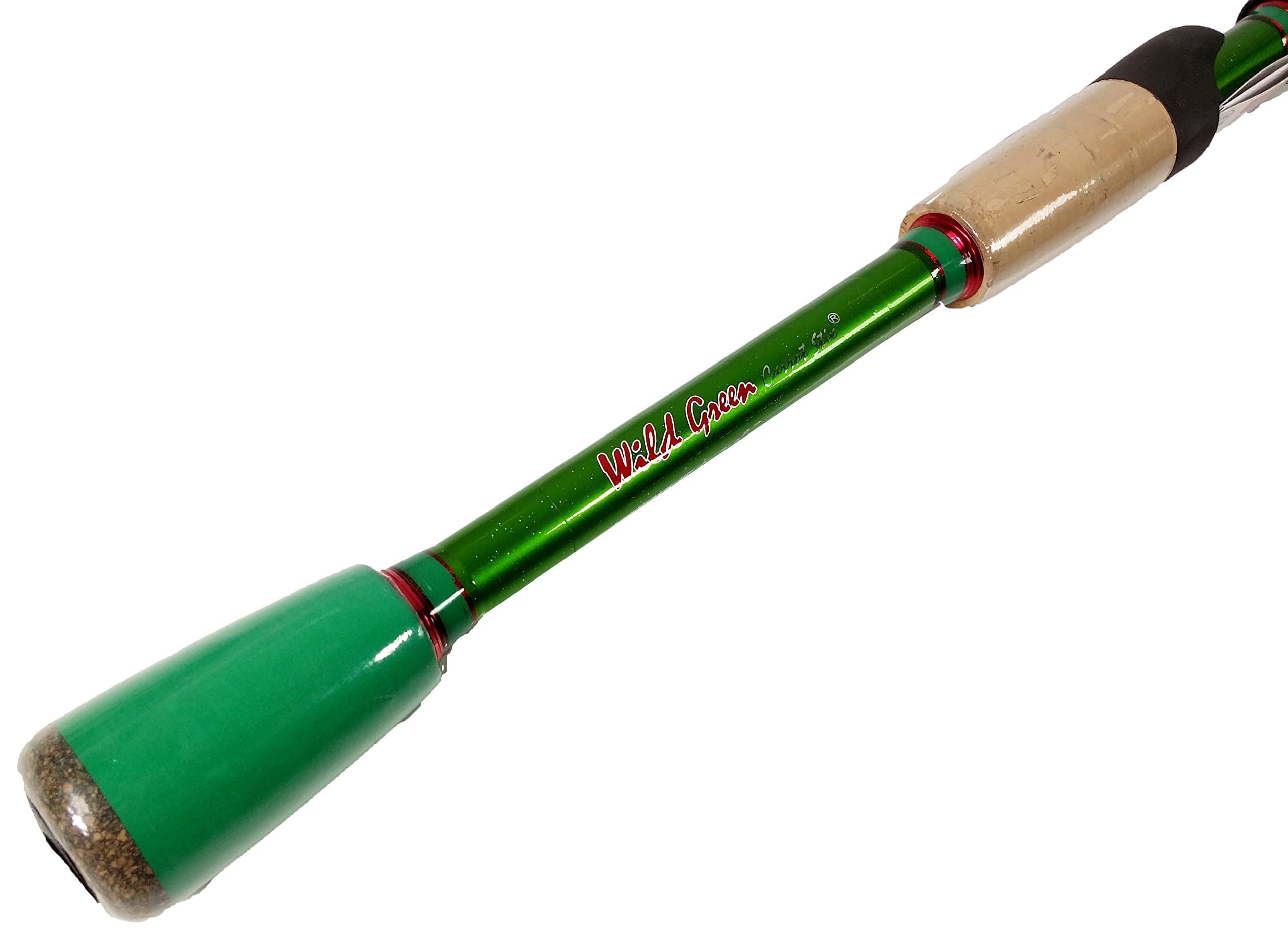 Spinning 7' Medium Light Wild Wild Green Greenwater Inshore Fishing Rod C2WG701ML-F-S