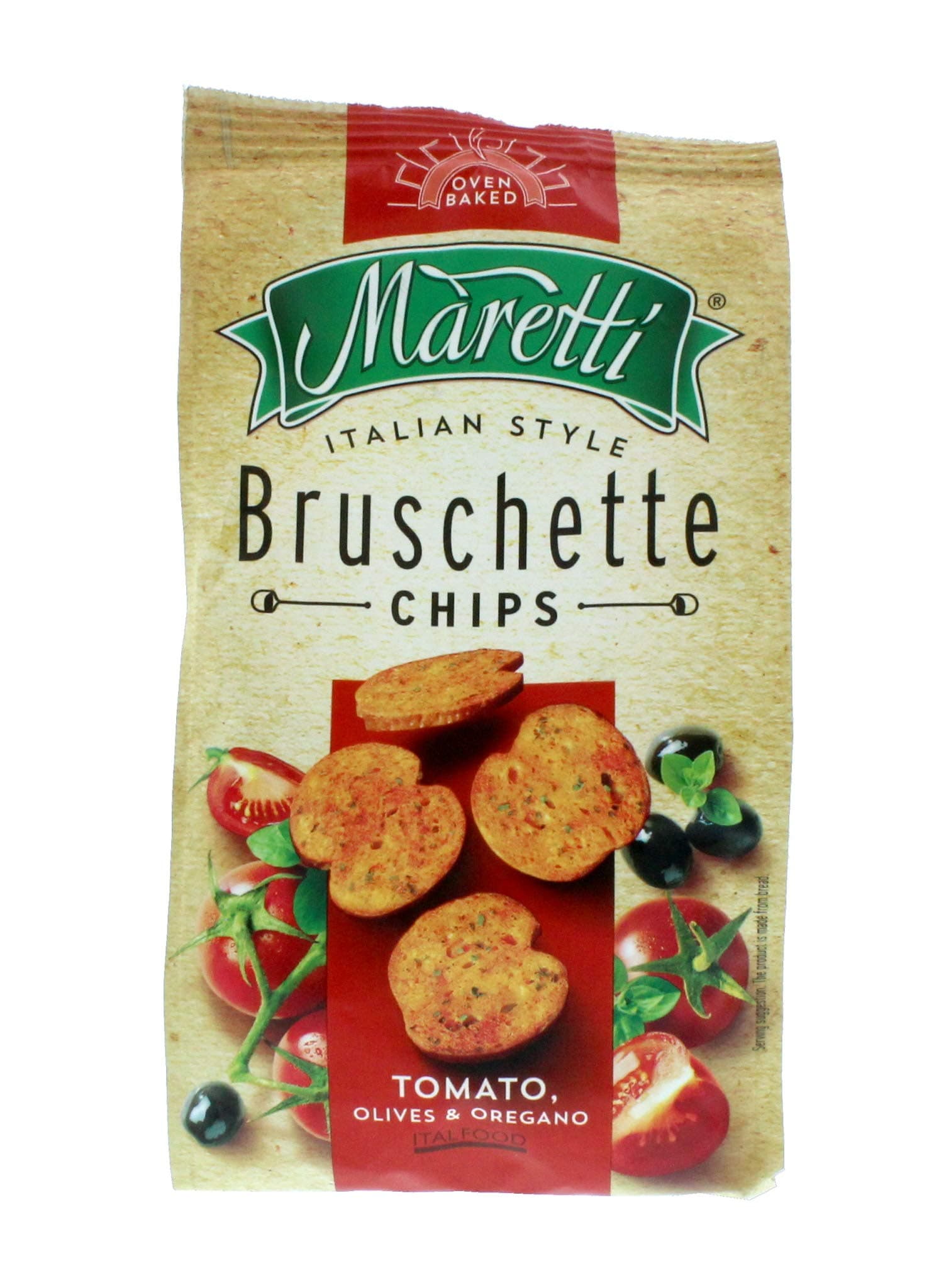 Bruschetta Maretti, 14x70g, Tomato, Olives & Oregano