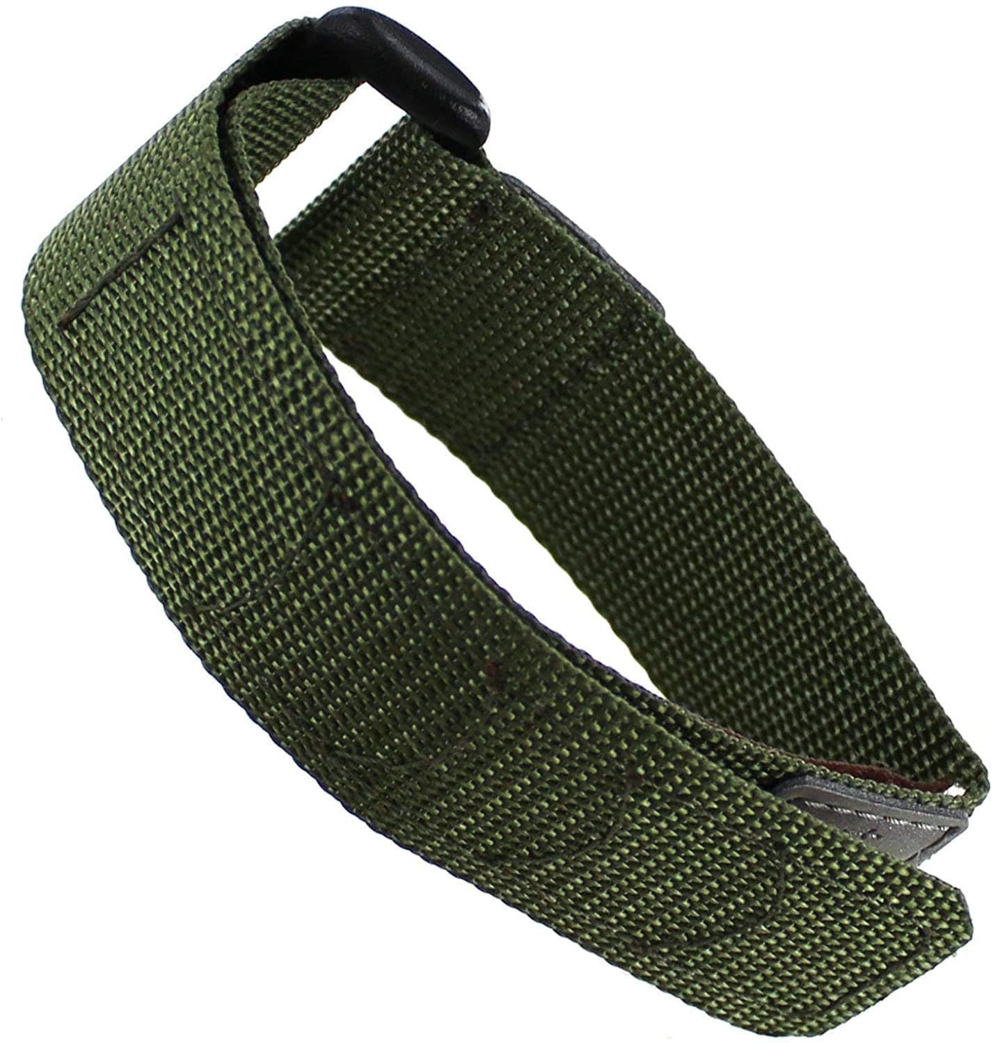 Fast Wrap 16-20mm Blue Nylon Velcro Band Replacement for Timex Expedition