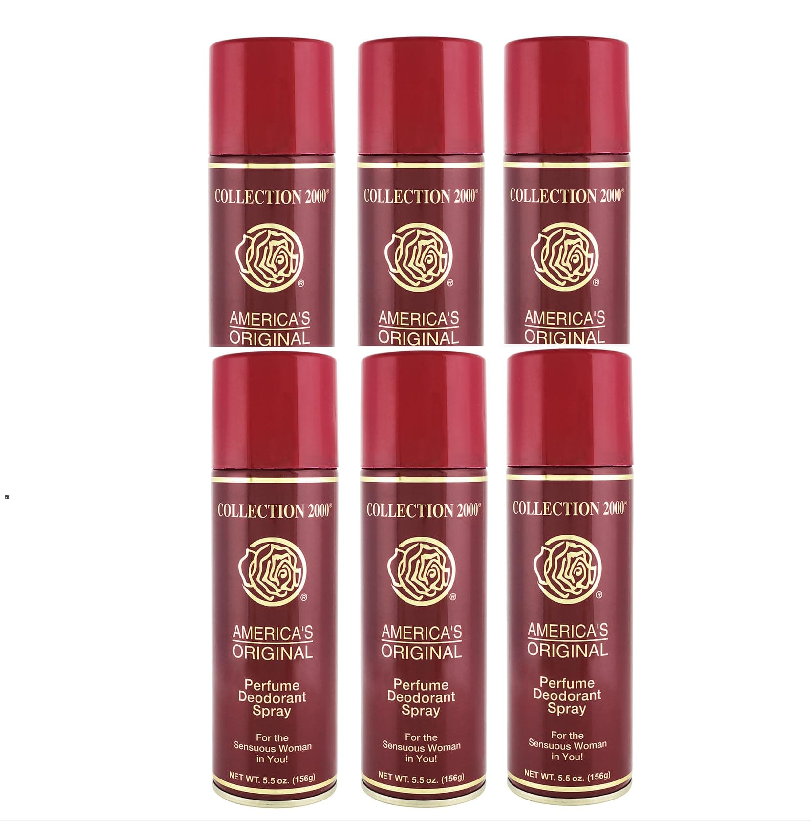 Original Collection 2000 Spray Deodorant for Women 5.5oz-156g (6 Pack)